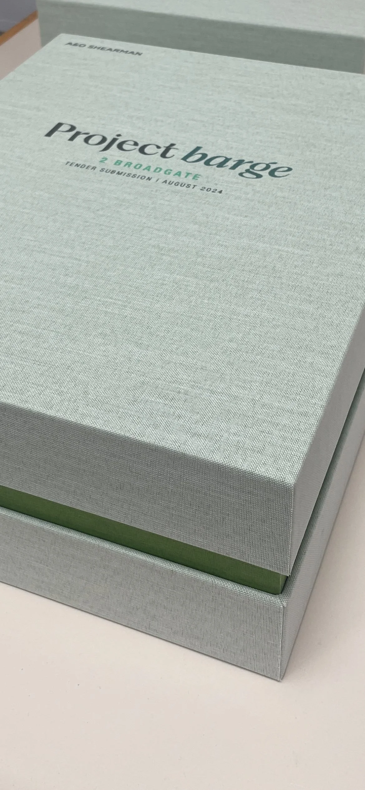 Project Barge A&O Shearman Tender Pitch Presentation Box - 1.webp