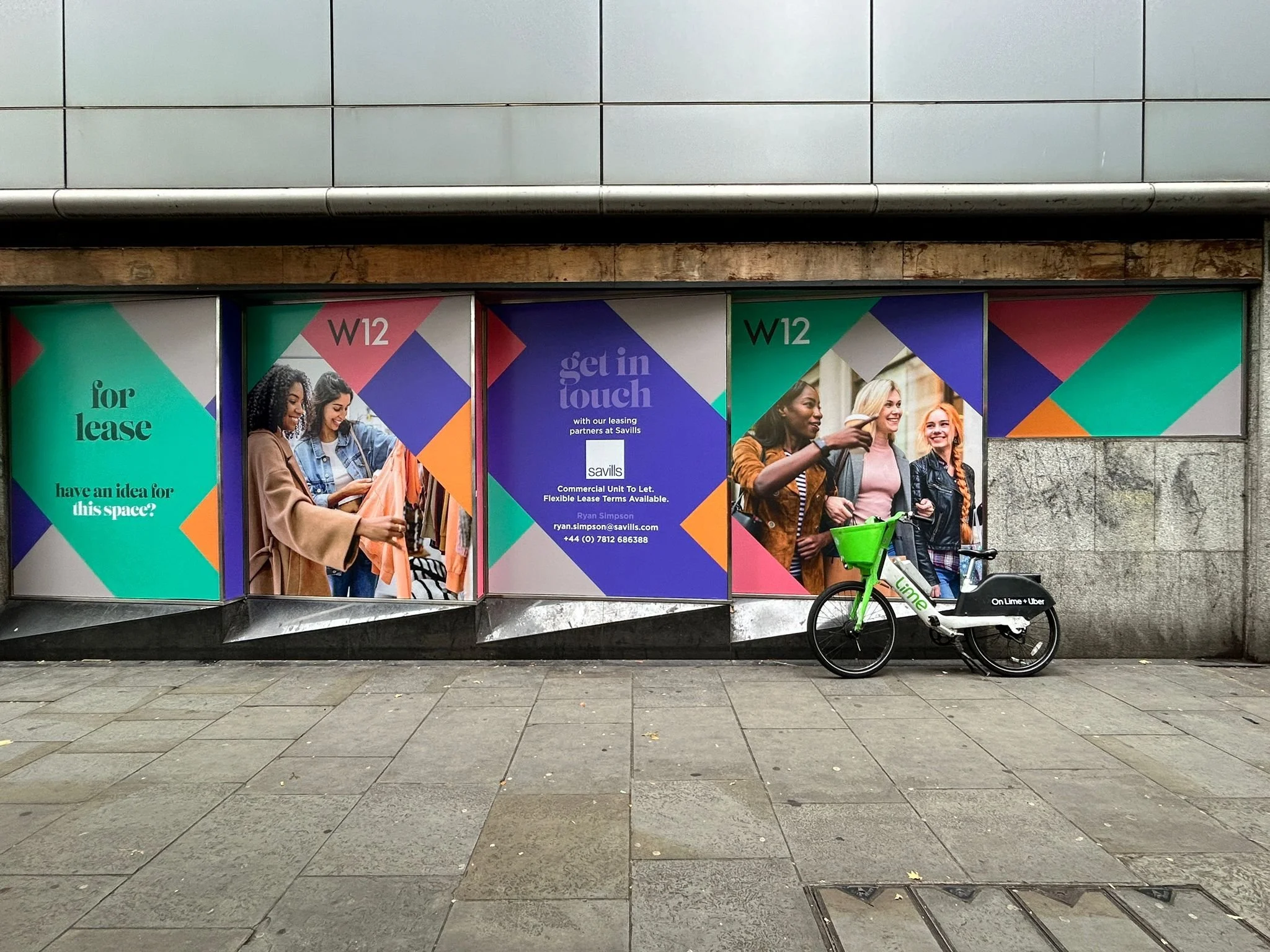 Shopping Centre Retail Wall Vinyl Graphic.webp