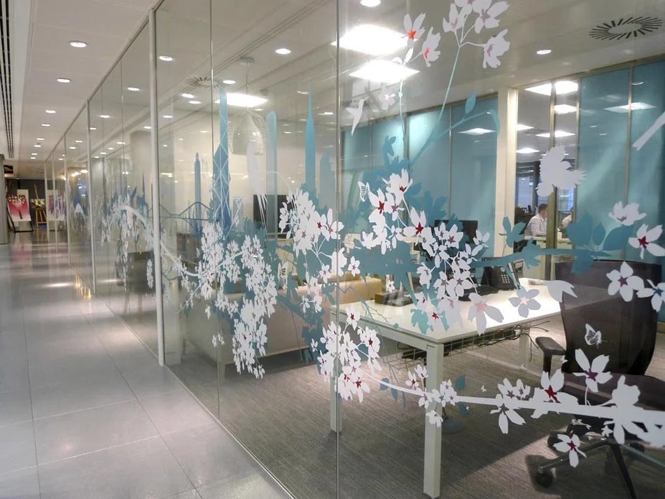 Flower Design Window Graphics.webp