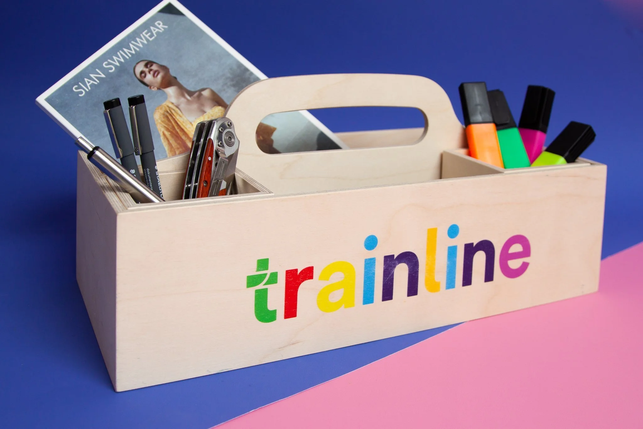 Trainline Branded Wooden Agile Office Storage.webp