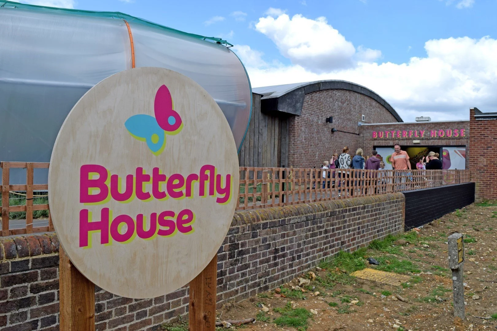 Butterfly House Wooden Printed Signage.webp
