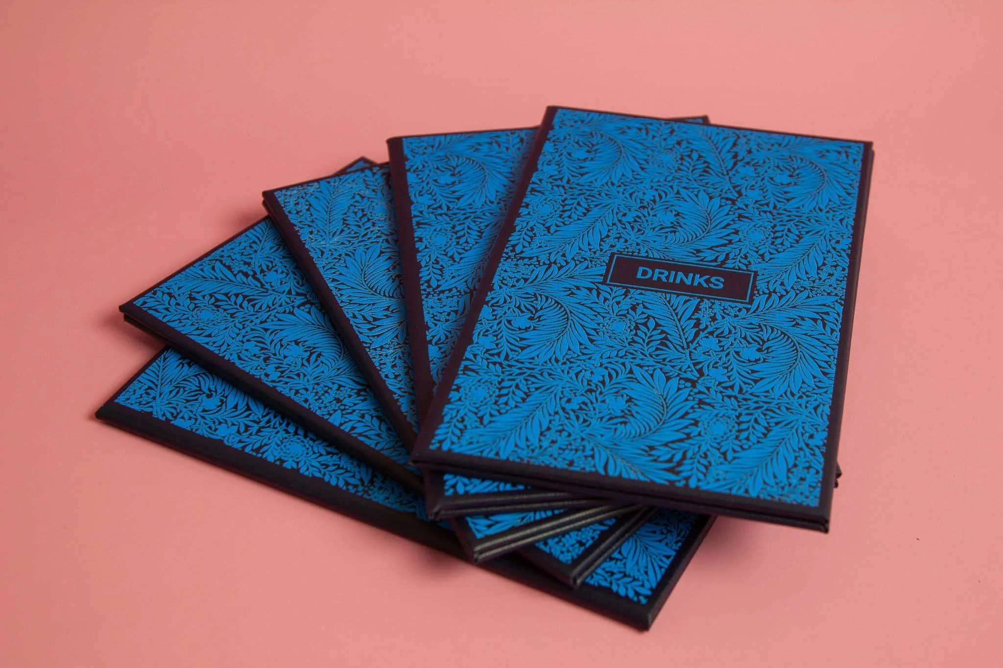 Drinks Menu Covers Bespoke embossed - 1.webp