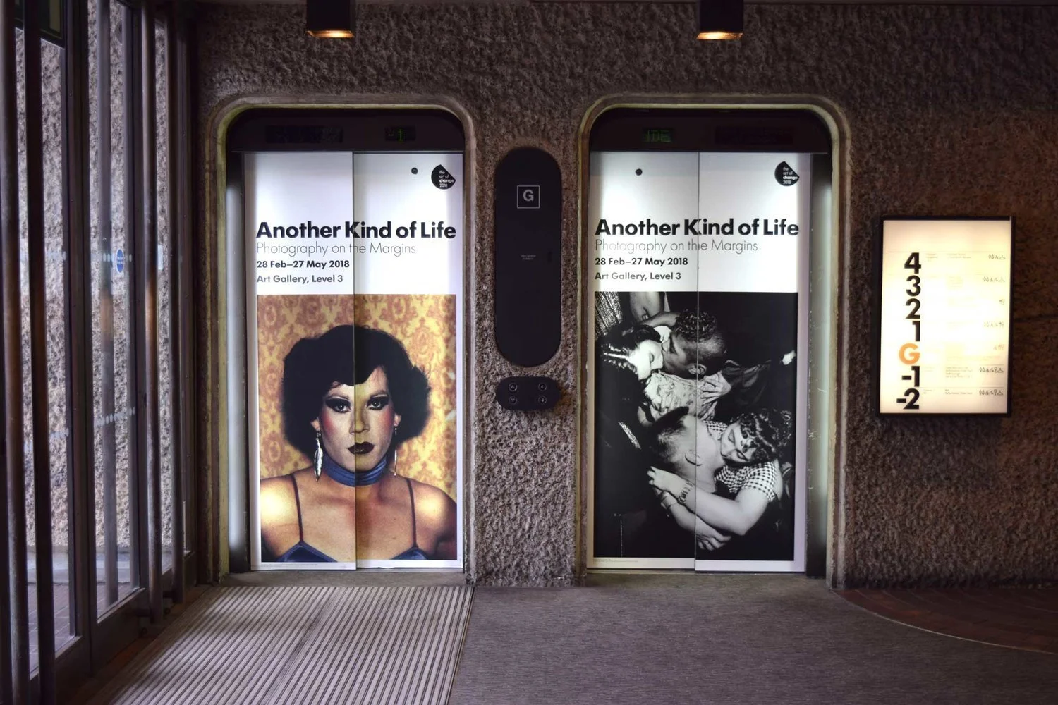 Barbican Centre Designer Lift Graphics - 1.webp