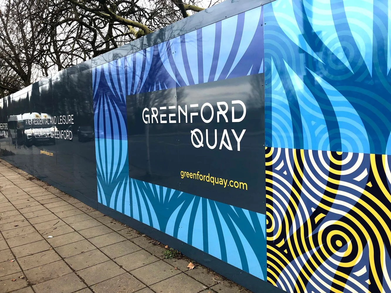 Greenford Quay Printed Site Hoarding - 1.webp