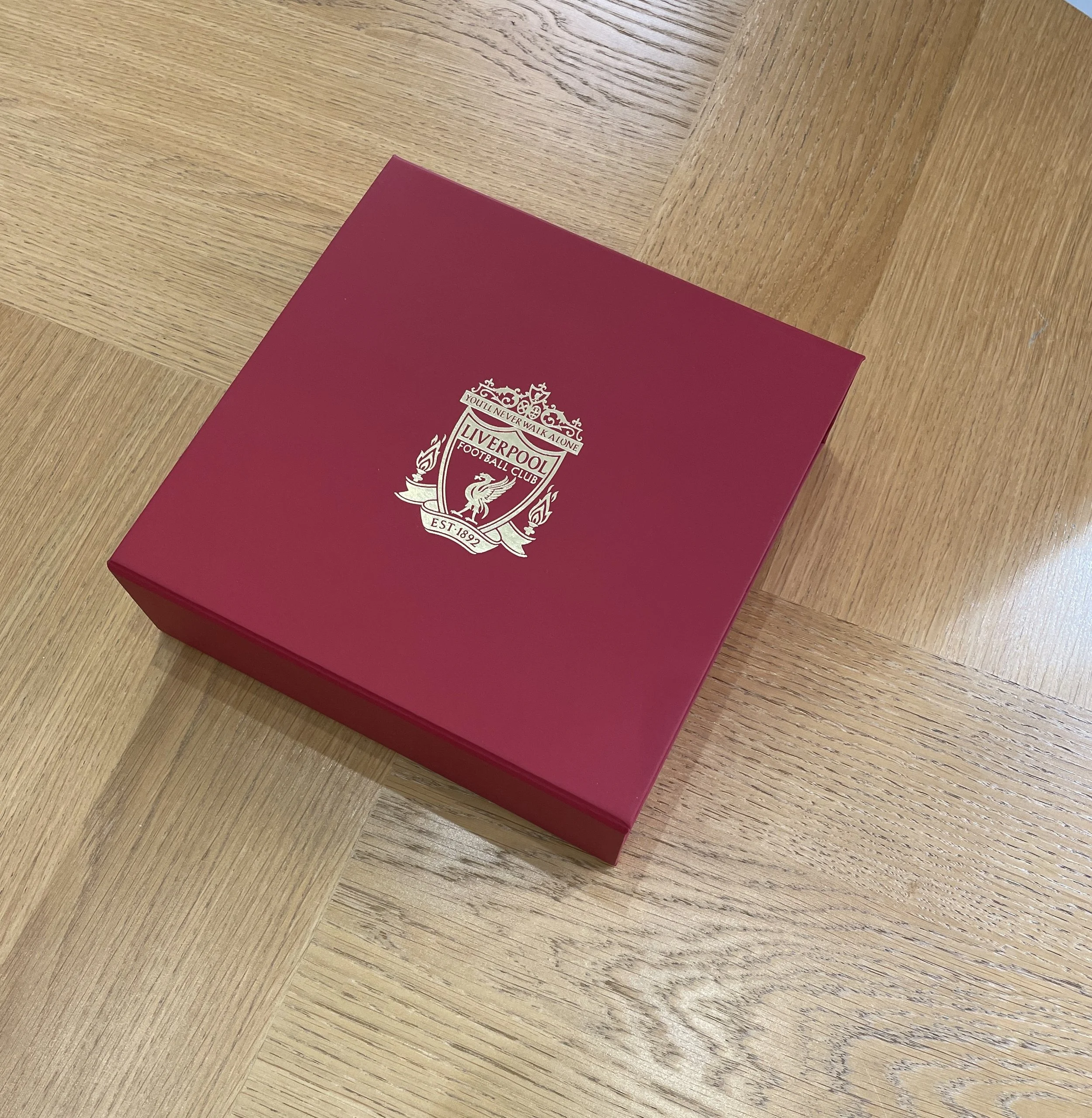 Red Bespoke Boxes Liverpool Football Club.JPG