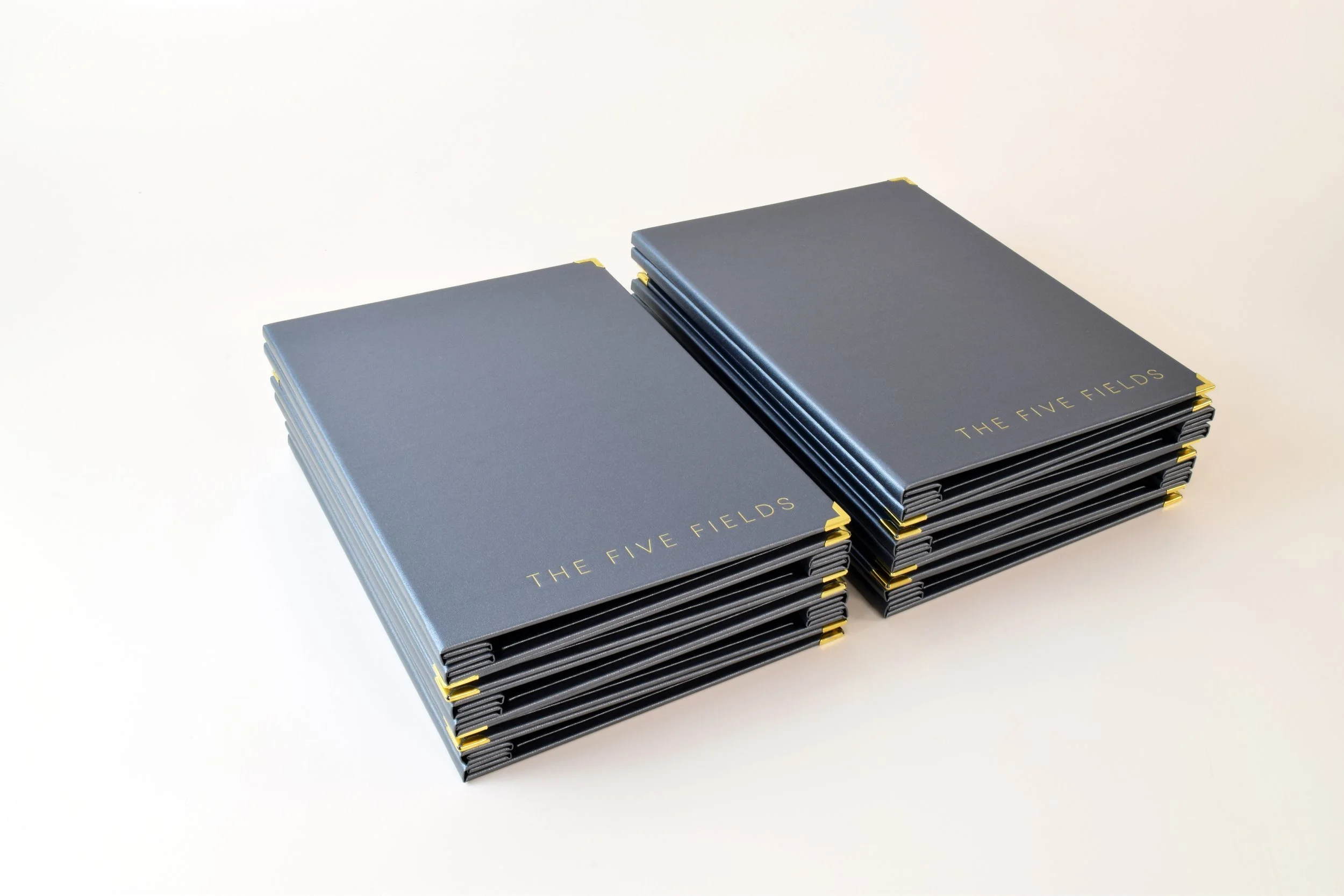 The Five Fields Bespoke Resturant Menu Cover.webp