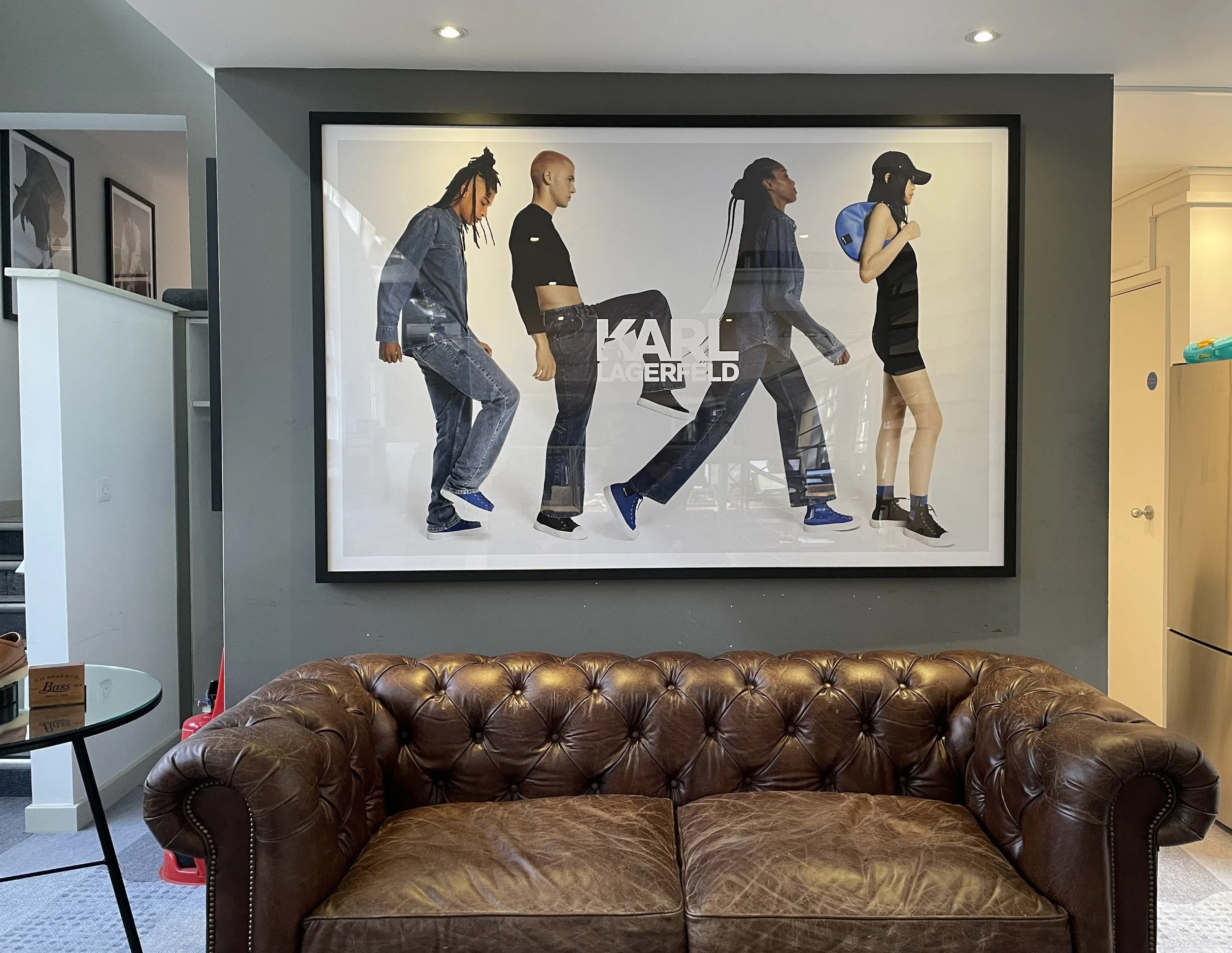 Karl Lagerfeld Framed Printed Display Board.JPG