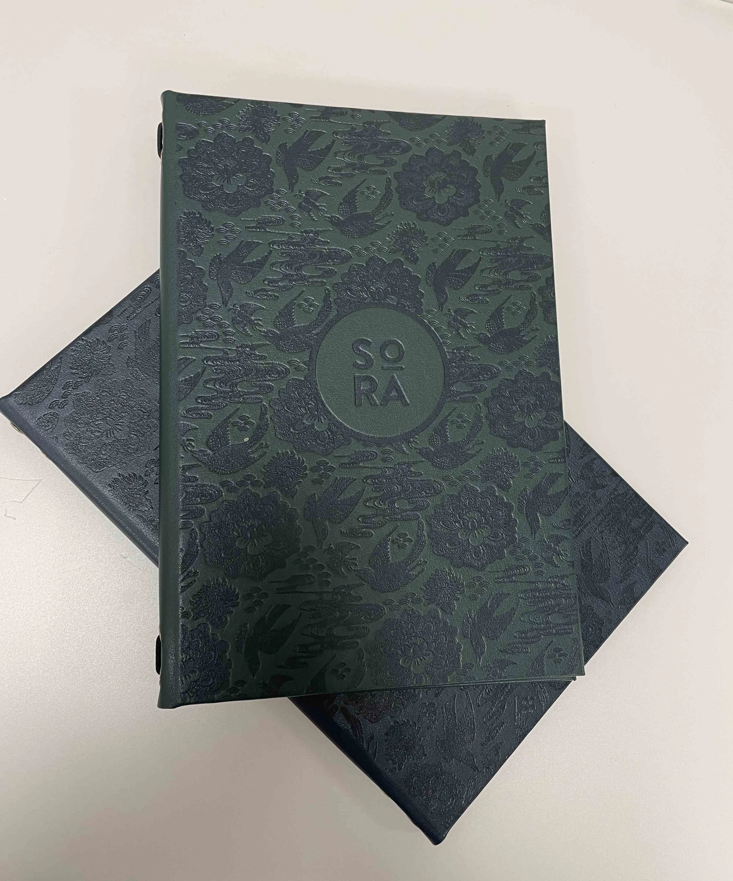 Sora  Custom Menu Restaurant Covers .webp