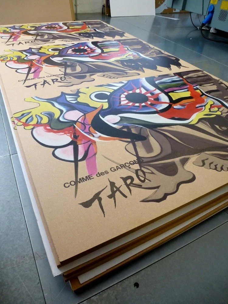 Comme des Gracons aro Printing on Wood.webp