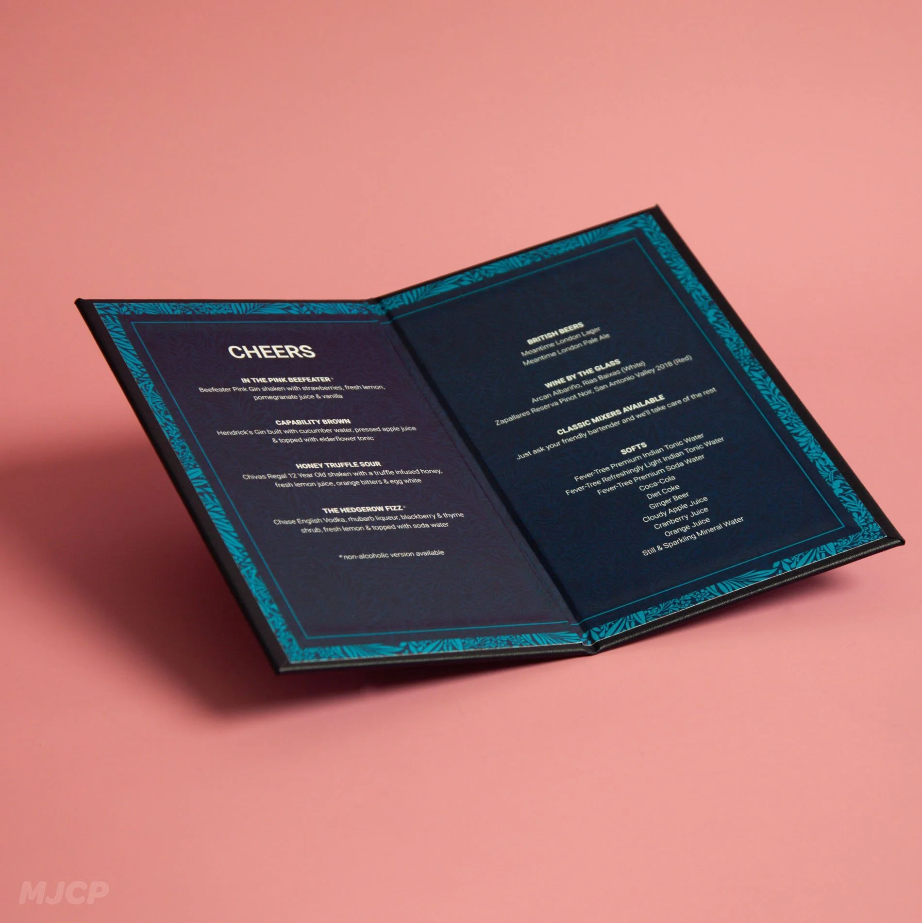 Drinks Menu Covers Bespoke embossed - 2.webp