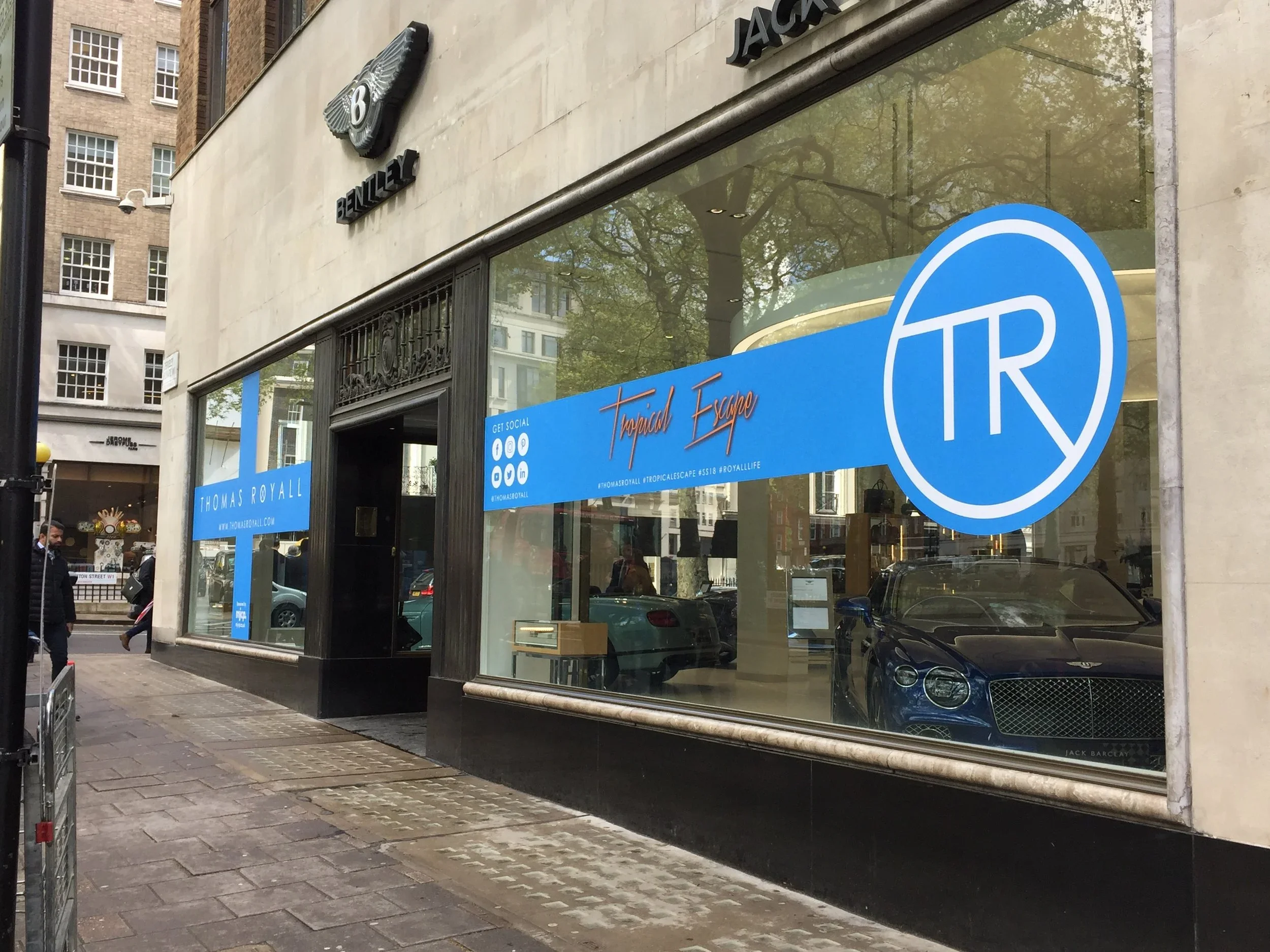 Bentley Event Branding Window Graphics.webp