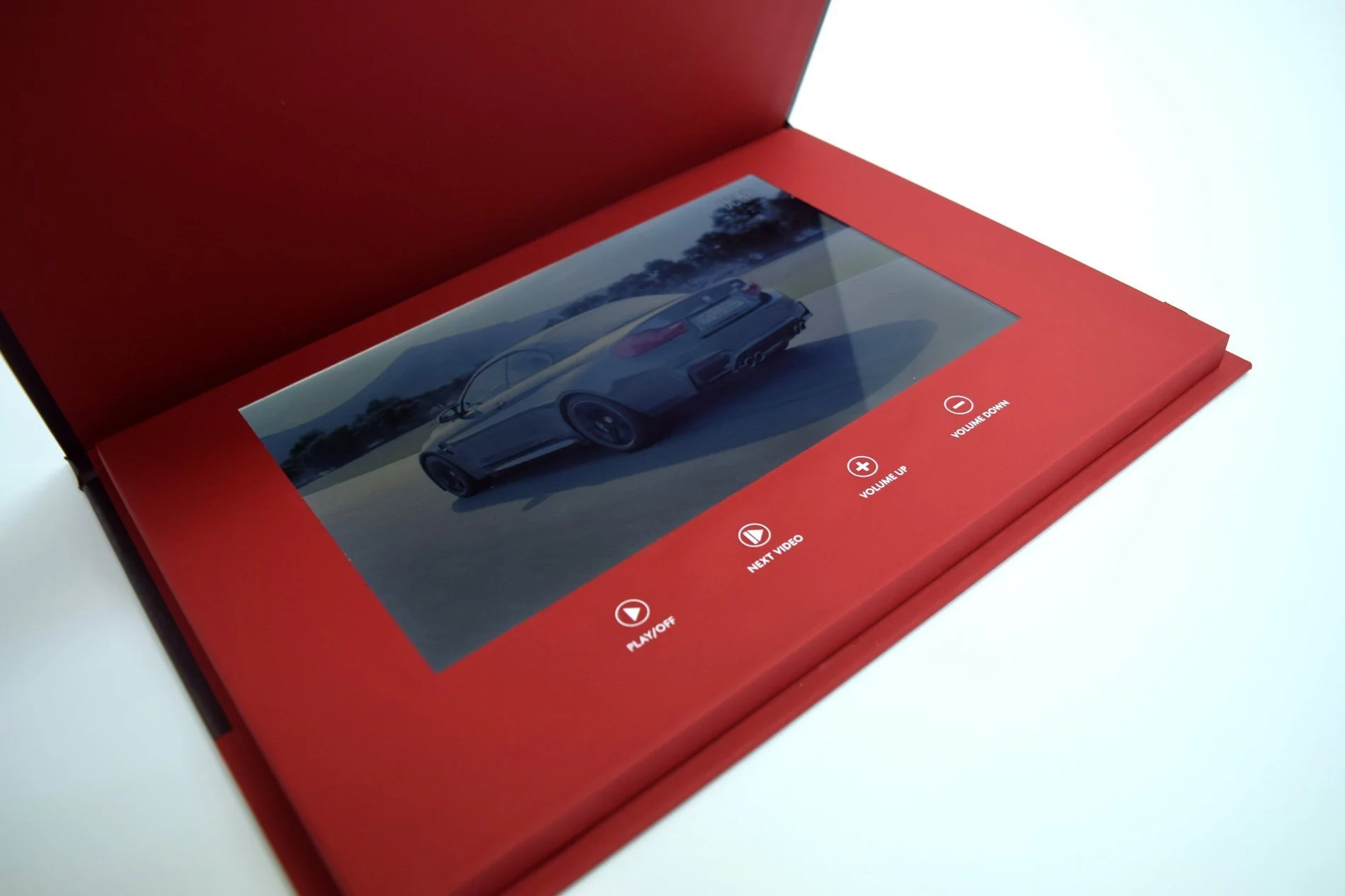 Custom Video Brochure Book Folder BMW.webp