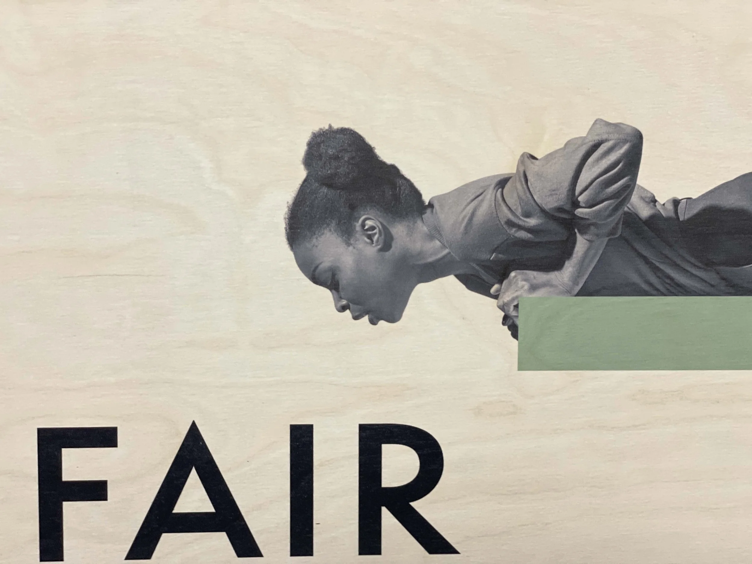 Fair Ground Coffee A Frame Printing on Wood - 1.webp