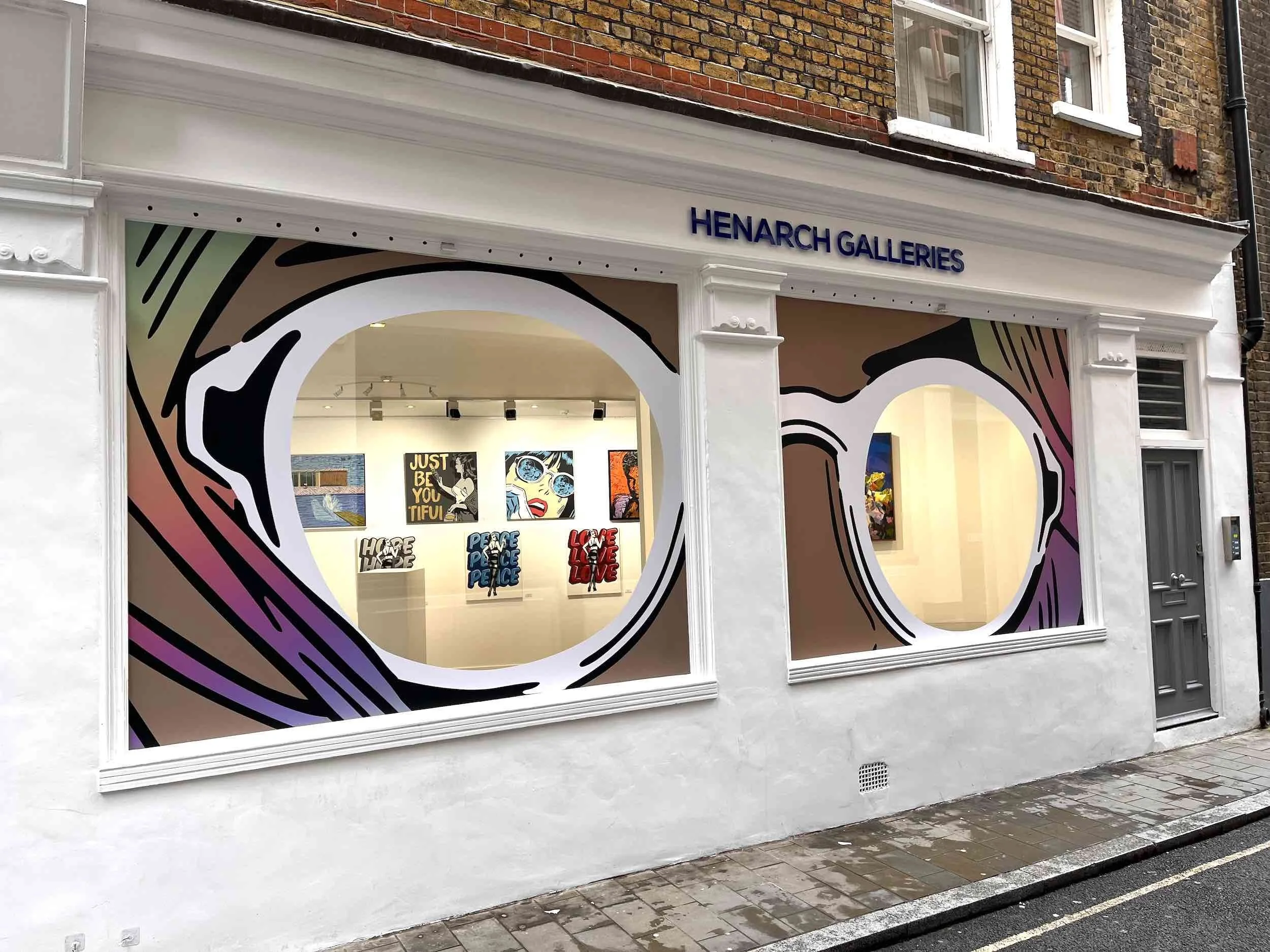 Retail Window Graphics Henarch Galleries - 1.webp