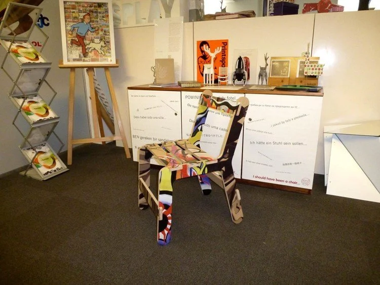 Wooden Printed and Cut Bespoke Designer Chair - 2.webp