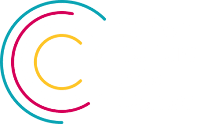 Clifton Cultural Arts Center logo with colorful concentric arcs surrounding a 'C' and the center's name in white text.
