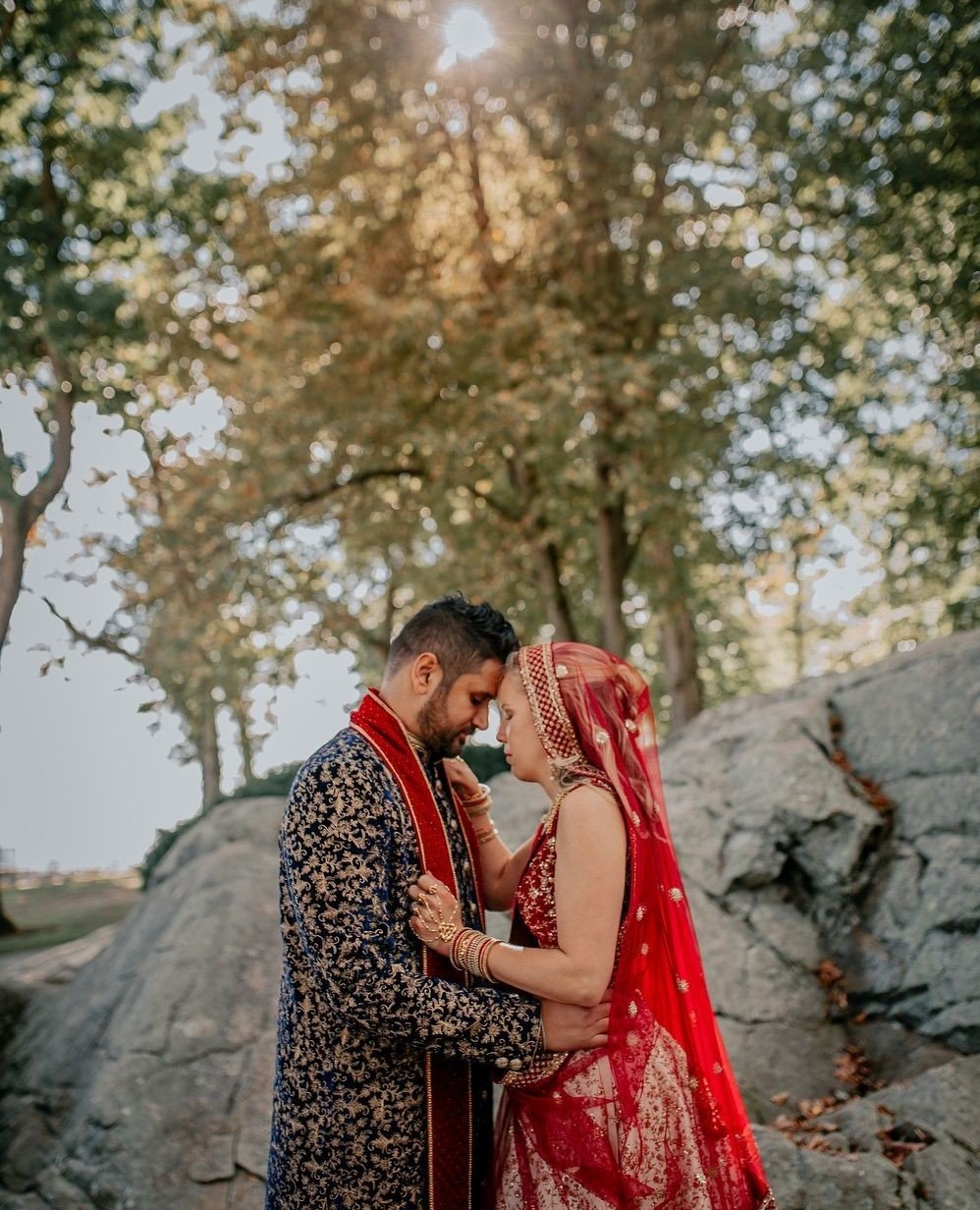 From a swipe right on Bumble to a weekend of multicultural celebrations, Caitlin &amp; Kesal's love story had all the right chapters. ✨️⁠
⁠
We loved blending traditional and modern elements to make their wedding a personal dream come true⁠ for these 