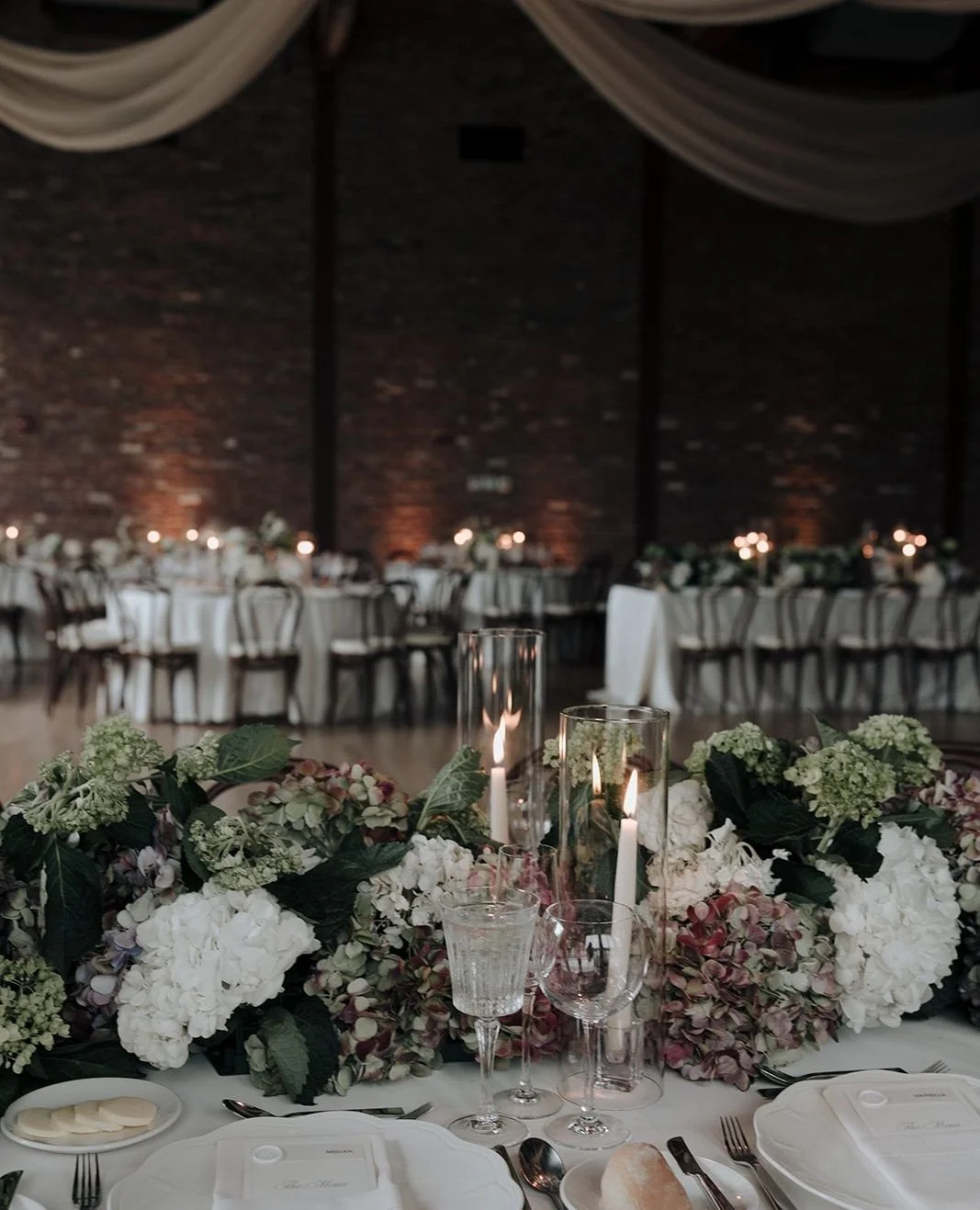 Romantic, effortless, modern, and a little European, Anna and Will&rsquo;s day at @roundhousebeacon read like them from first page to last.⁠
⁠
The day began with a ceremony officiated by Anna&rsquo;s grandfather that was personal, grounded, and unfor