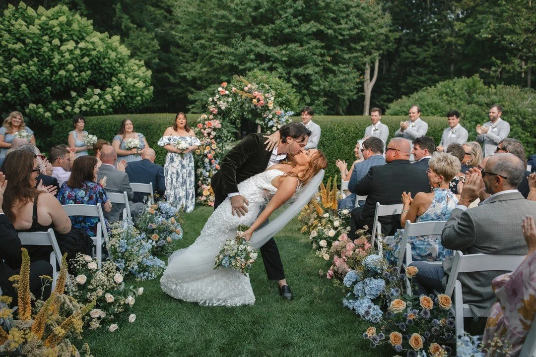 We talk a lot around here about receptions. The party, the florals, the first dance, the late-night exit.⁠
⁠
But let's not forget about the ceremony. The actual saying of "I do." You know, the whole marriage thing? That's why you're all her