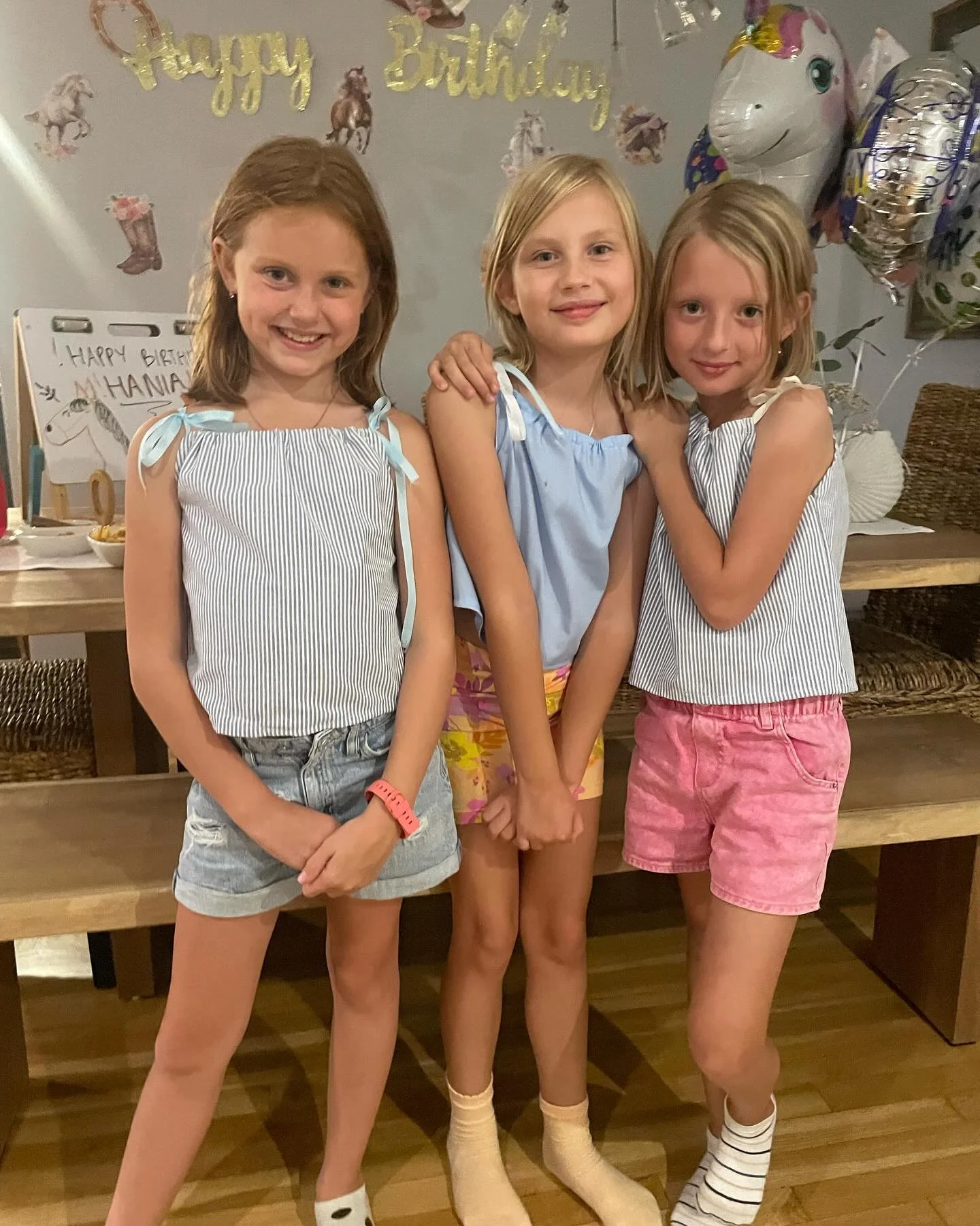 Beautiful job sewing these shirts made for a birthday party!! So cute 

#SewingInBrooklyn #BrooklynStitchParty #SewHappyBirthday #BrooklynSewingBash #StitchAndCelebrate #CraftyBirthdayBash #SewingJoyInBrooklyn #StitchingMemories #BrooklynSewFest #Sew