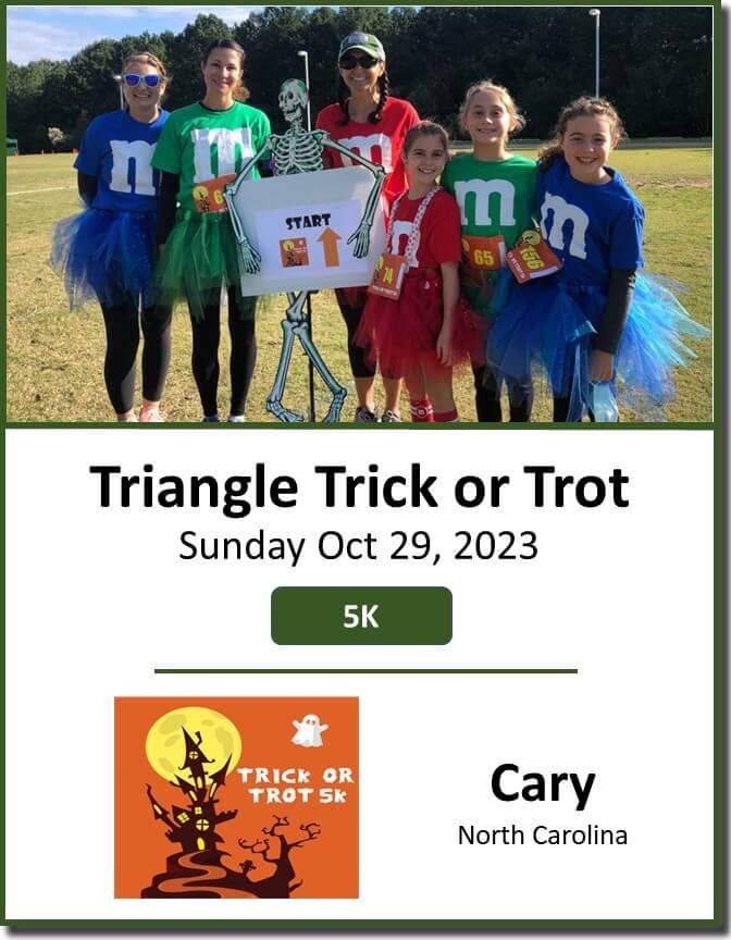 List of the 2023 Triangle Race Series races. — Triangle Race Series