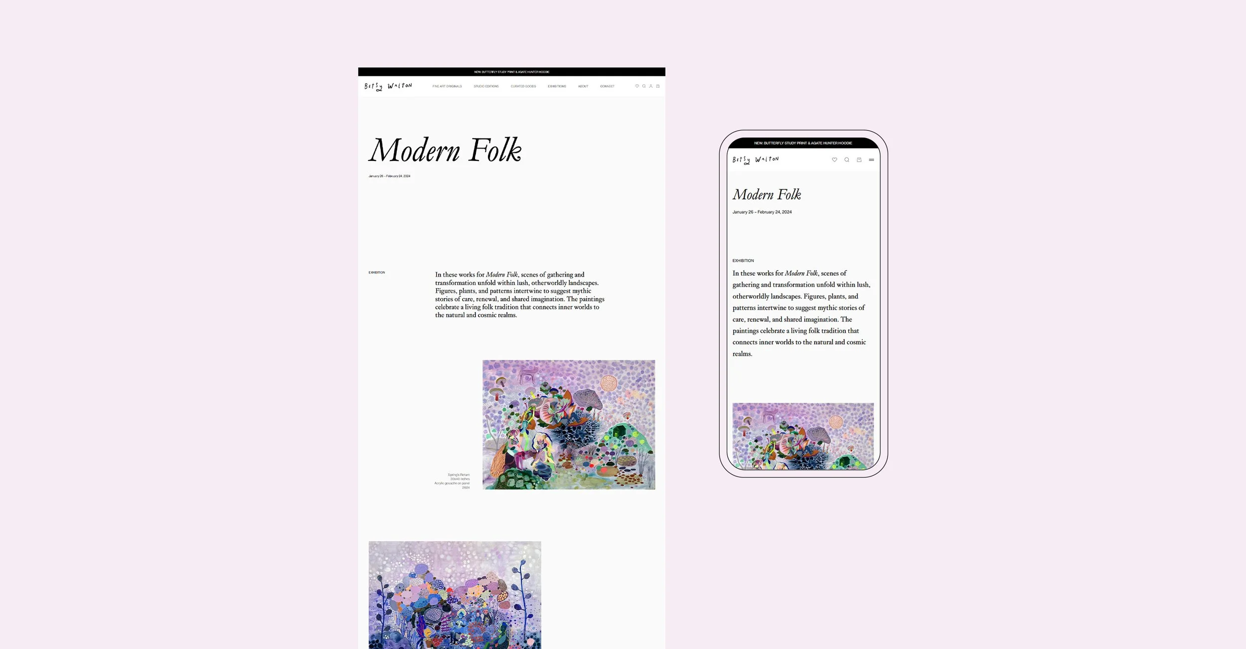 Betsy Walton Ecommerce Website Design