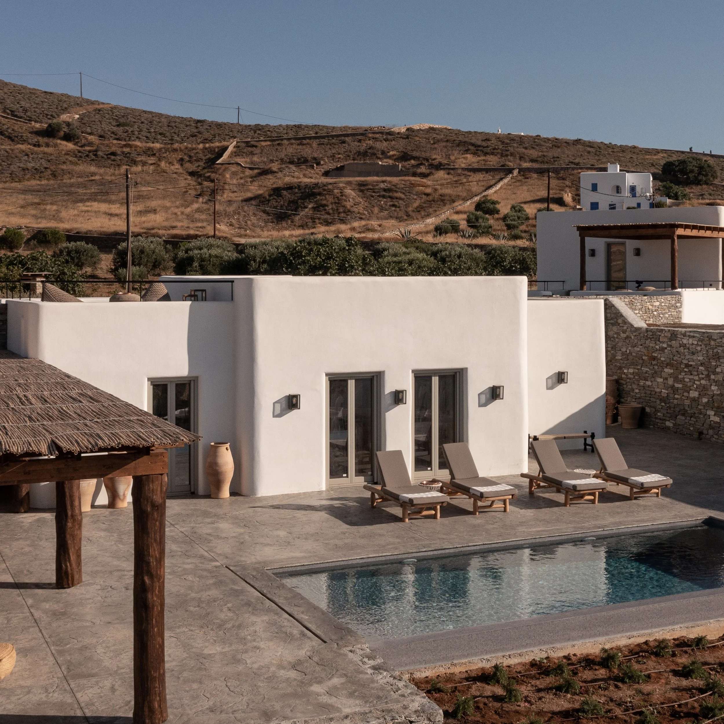 aerial view oregano villa