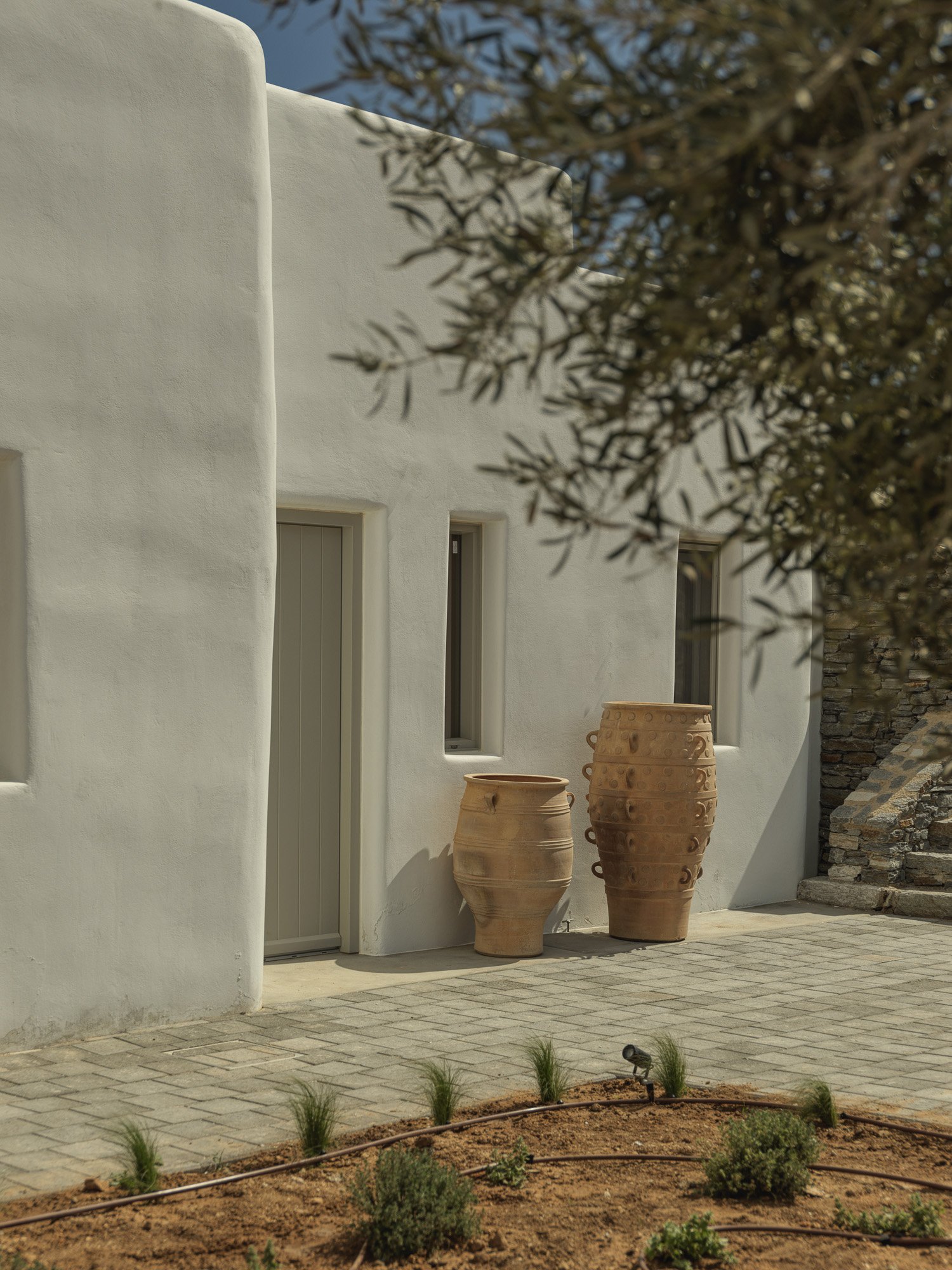 main entrance villa Oregano