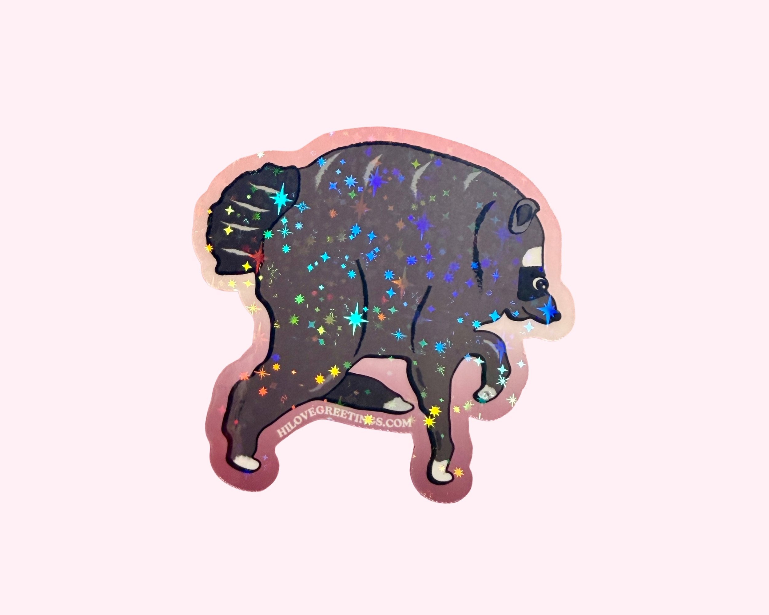Holographic Vinyl Sticker - Jimothy
