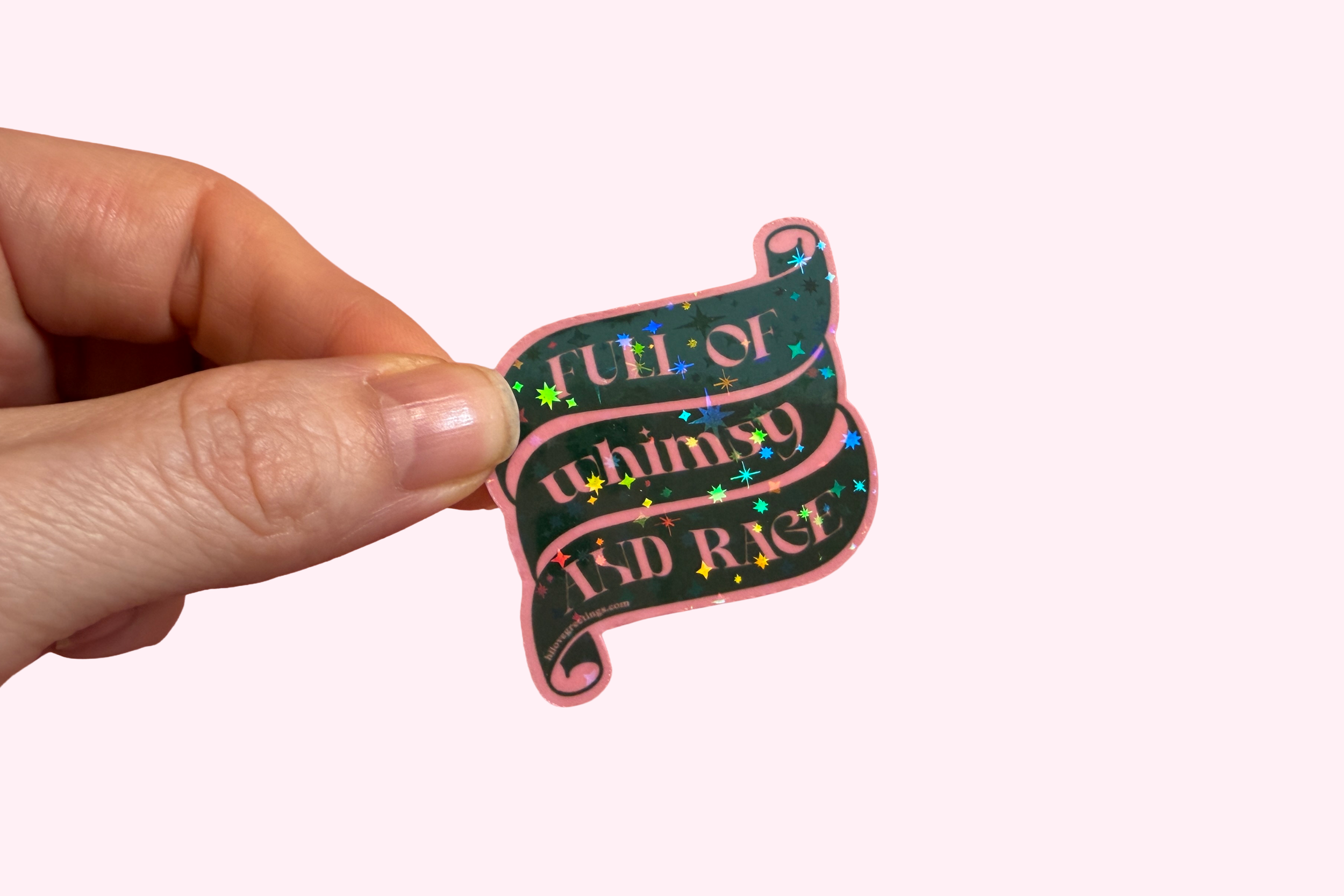 FULL OF WHIMSY AND RAGE STICKER - MINI HELD.png