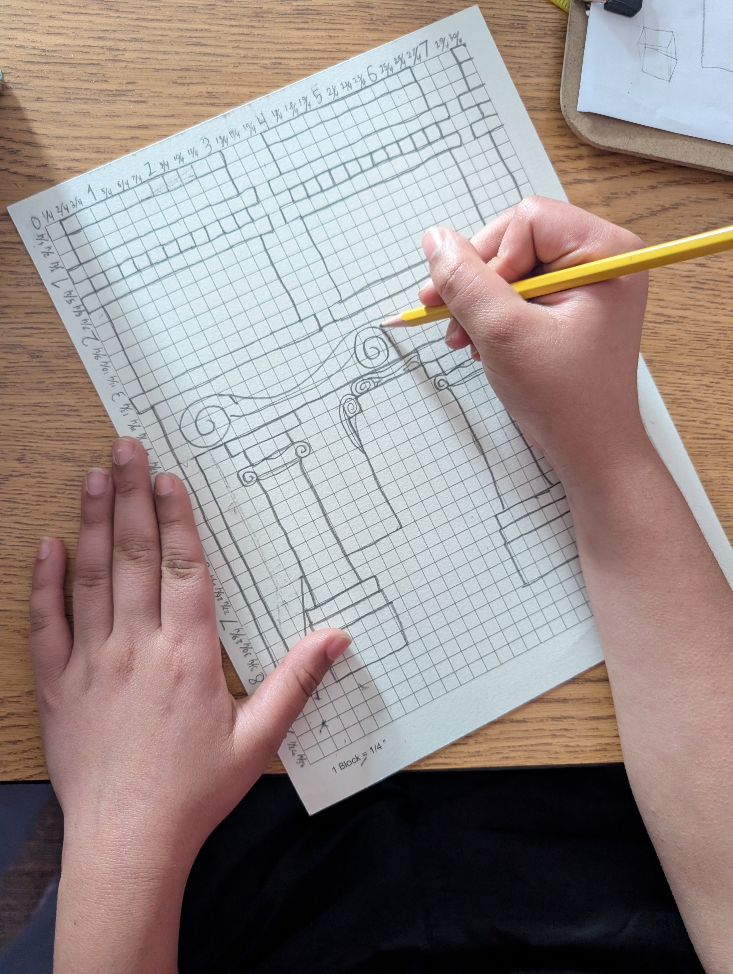 Locust Fifth Graders Sketch Columbia’s Historic Architecture