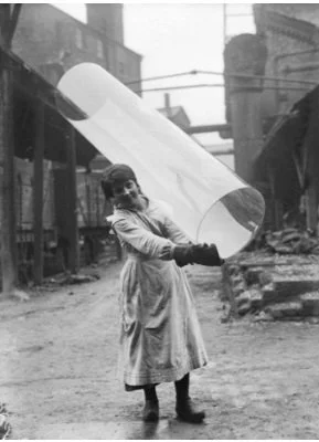 Woman with blown glass.jpg