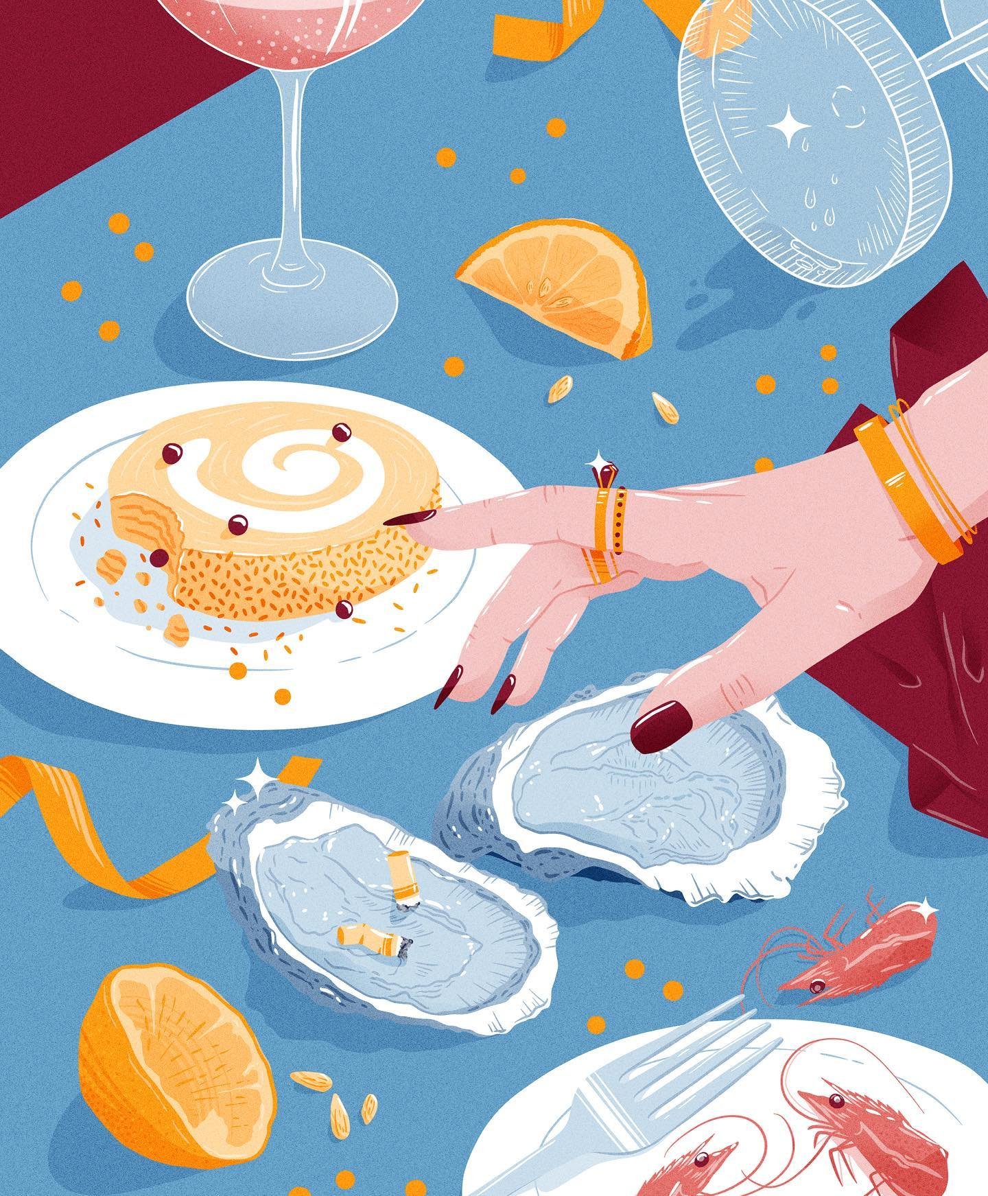 It&rsquo;s time to feast !! I hope you all guys are doing ok and able to spend time with your loved ones. Good time and good luck ✨
.
.
.
#illustration #procreate #dailydrawing #procreatedrawing #digitaldraw #digitalart #drawoftheday #christmas