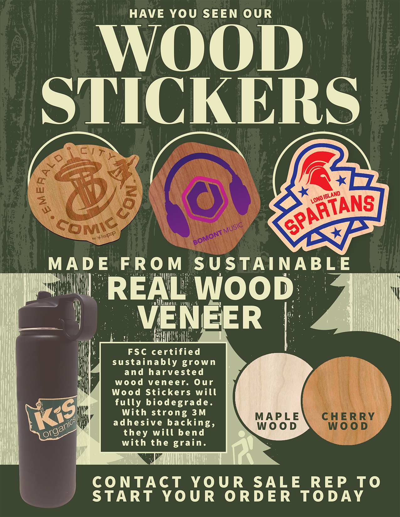 Wood Sticker Flier 2