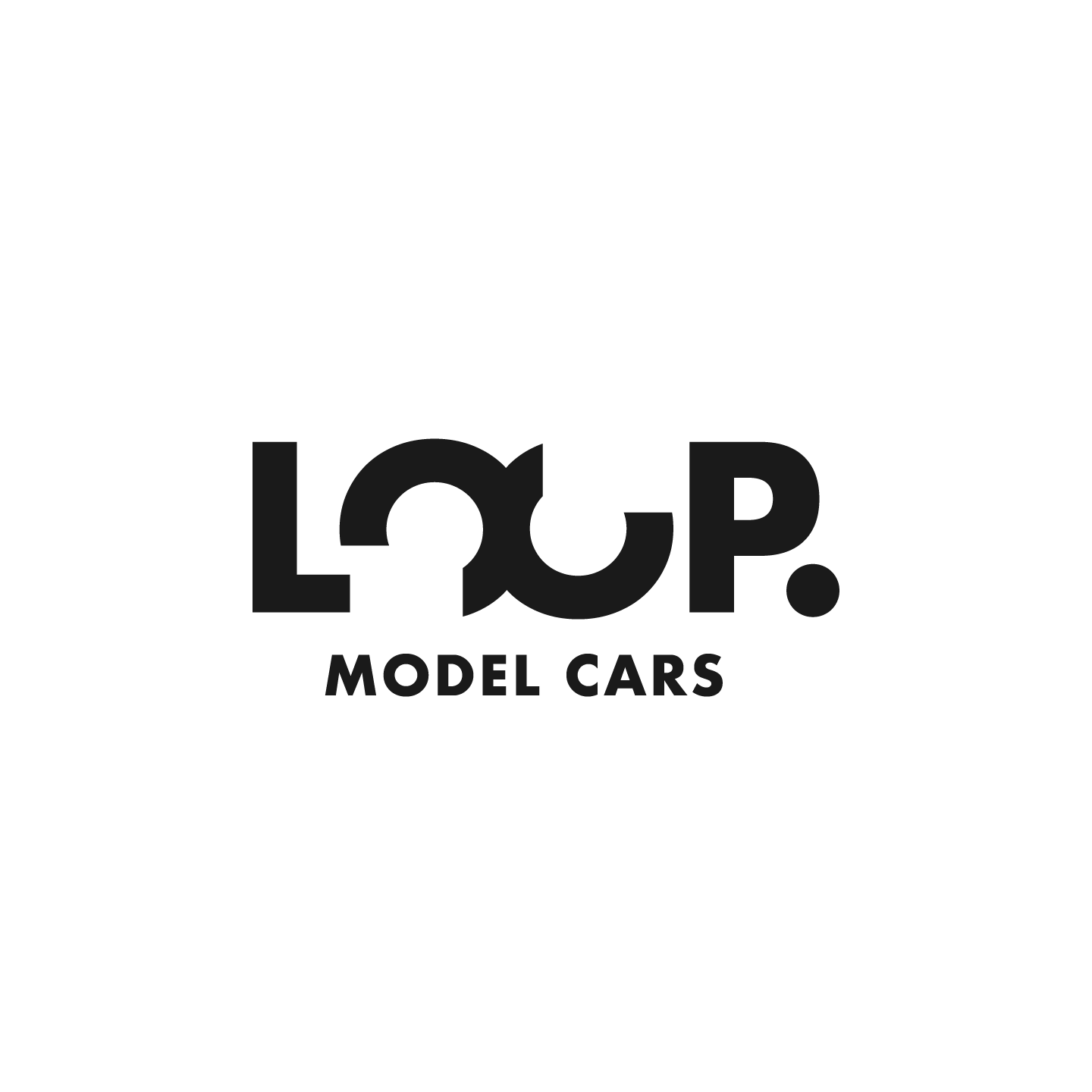 Logo for Loup Model Cars featuring stylized black text on a white background.