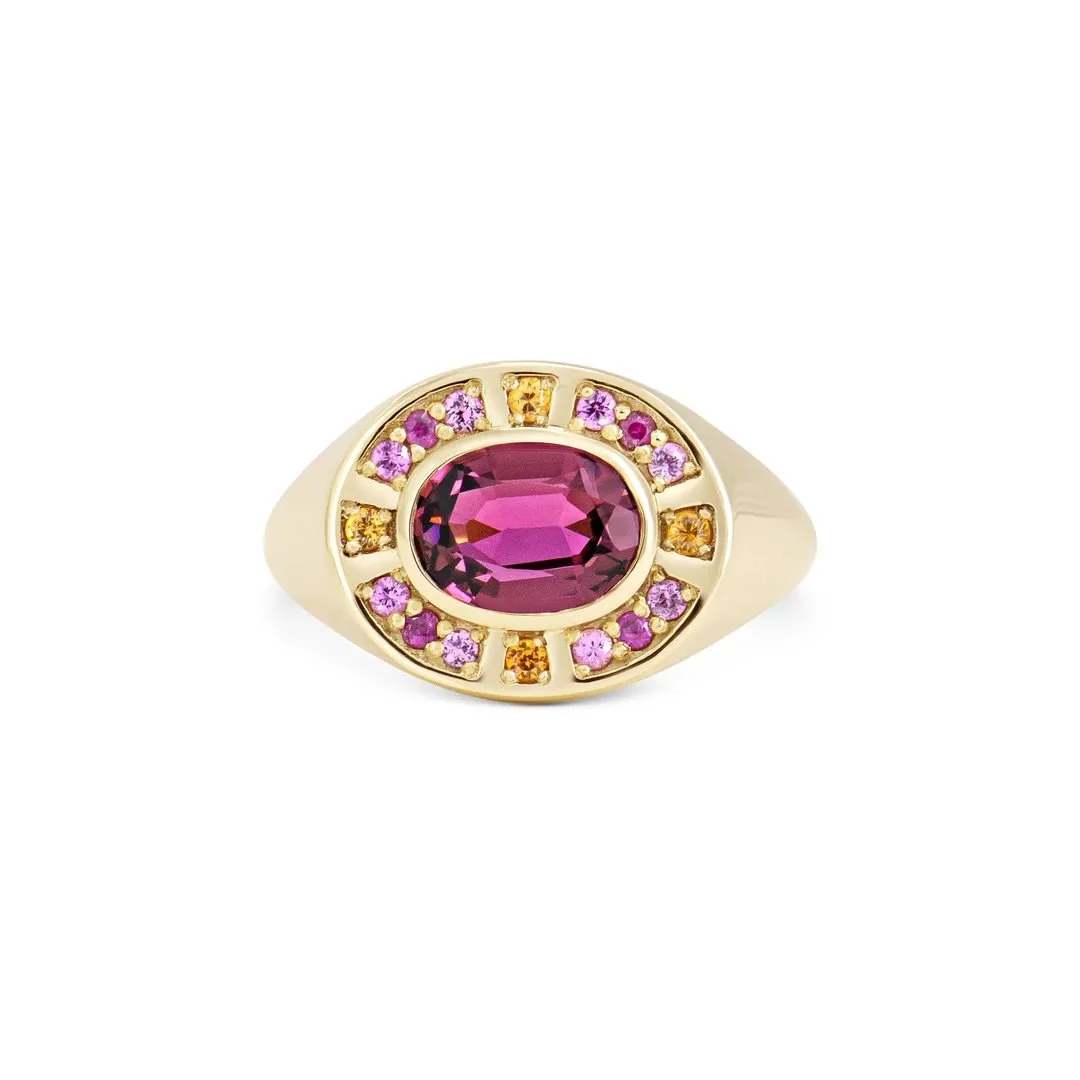 Sunray Sapphire Halo Signet Ring3.jpeg