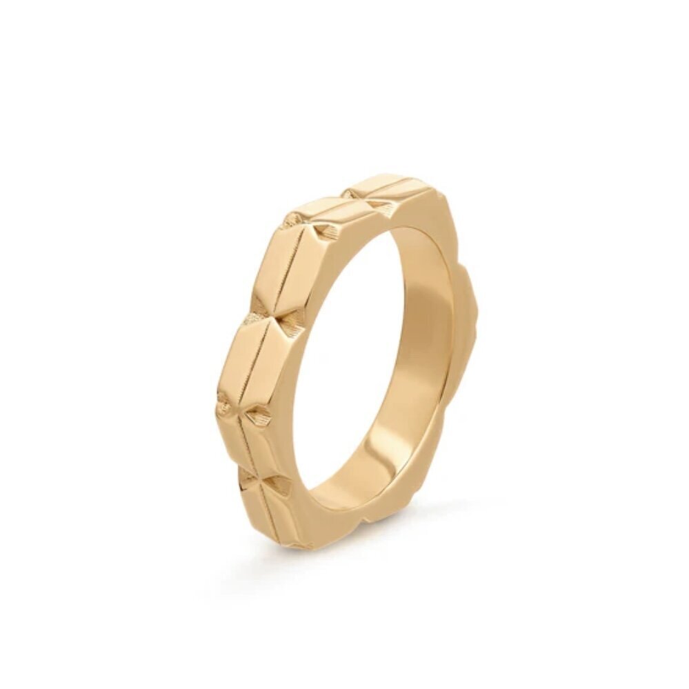 The Stacker - Art Deco Hexagon Stacking Ring