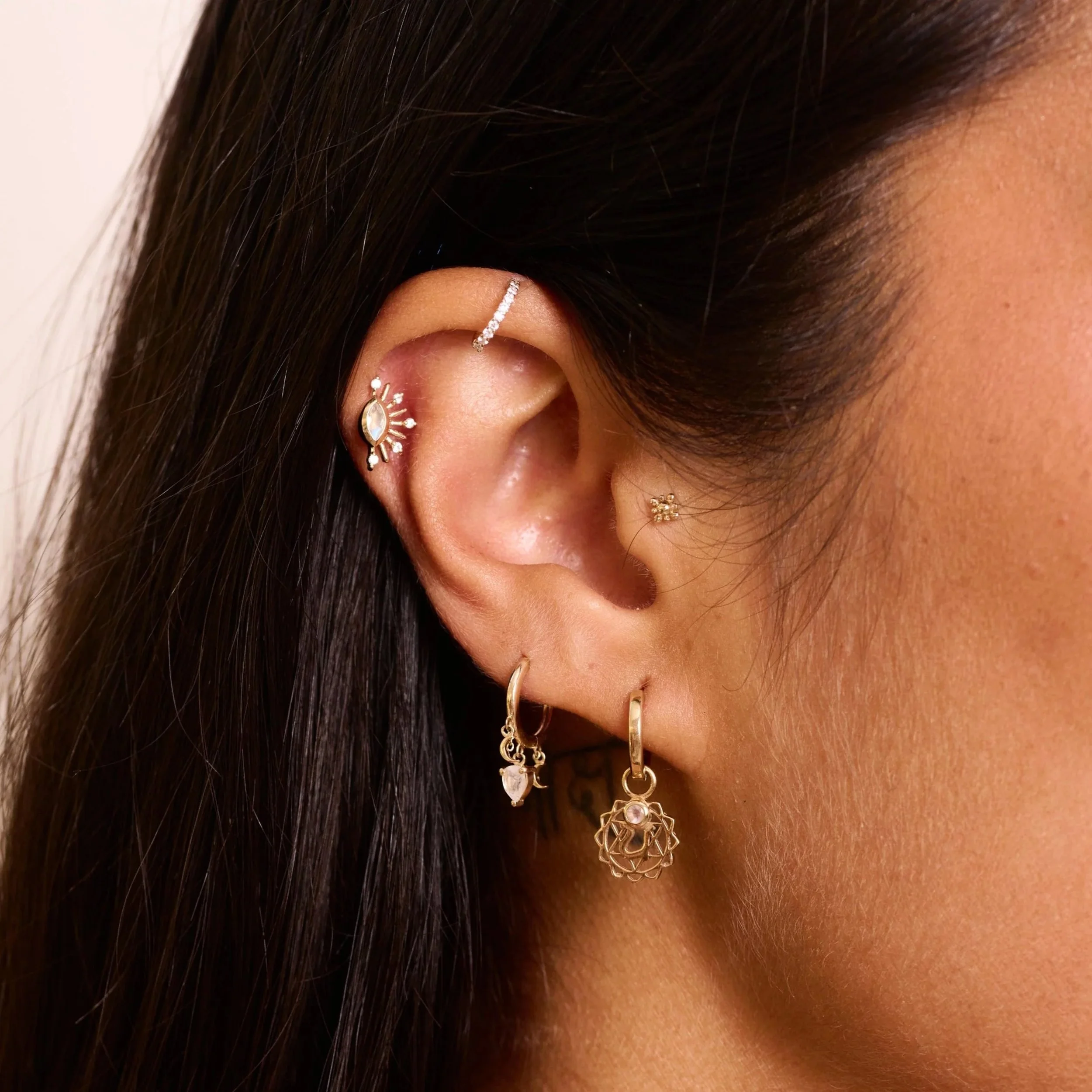 Beaded Flower Flat Back Earring2.jpeg