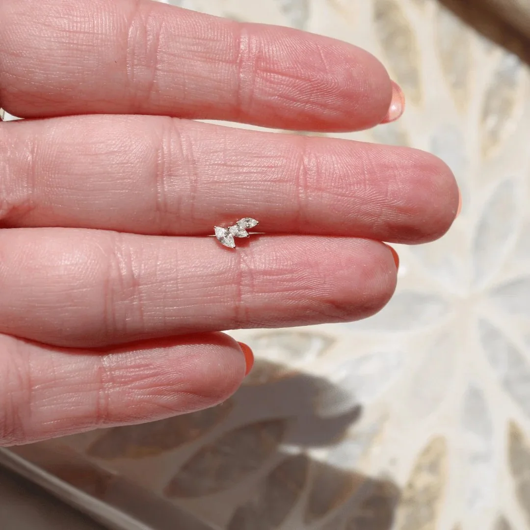 Winged Crystal Flatback Stud Gold1.jpeg