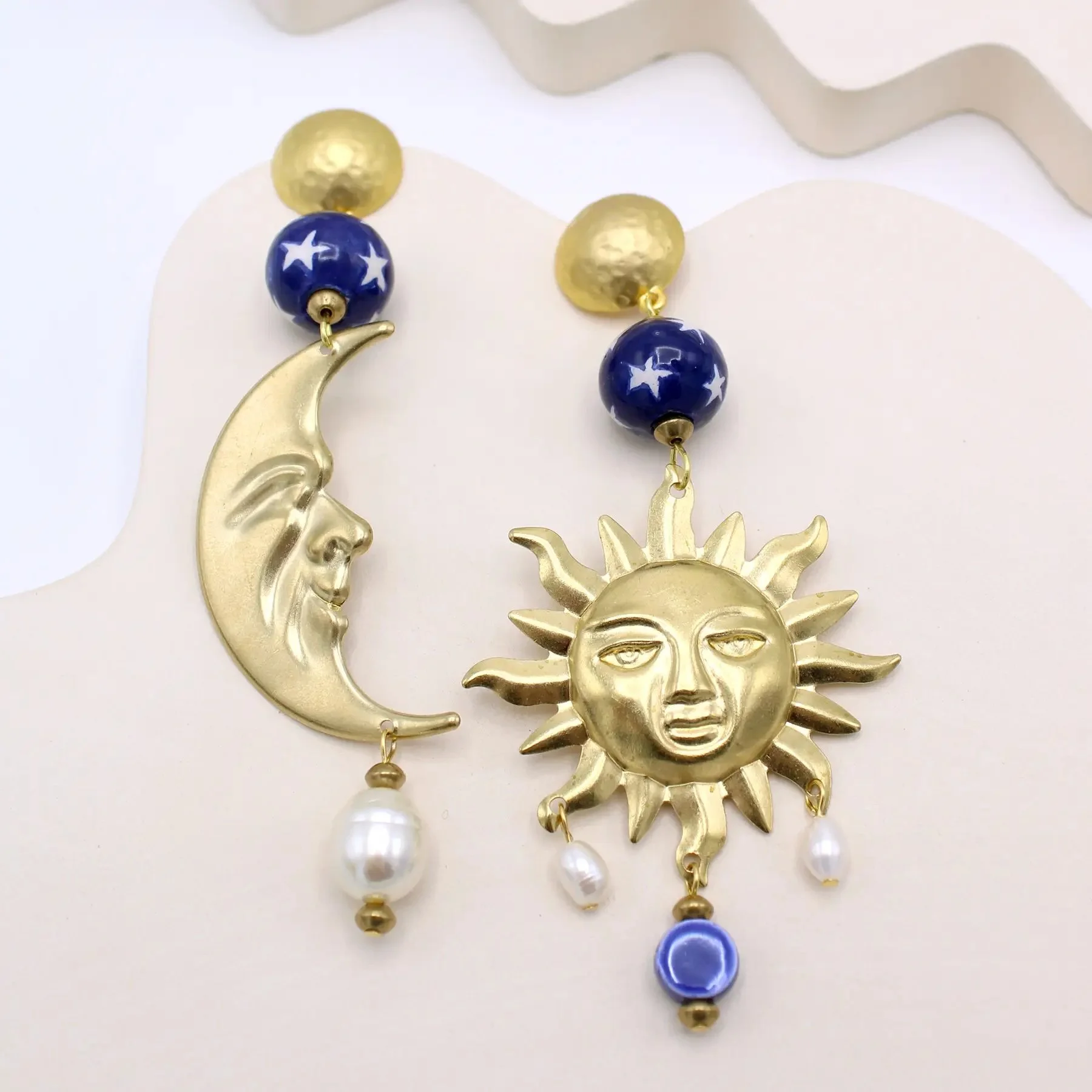 Sun and Moon Maxi Earrings