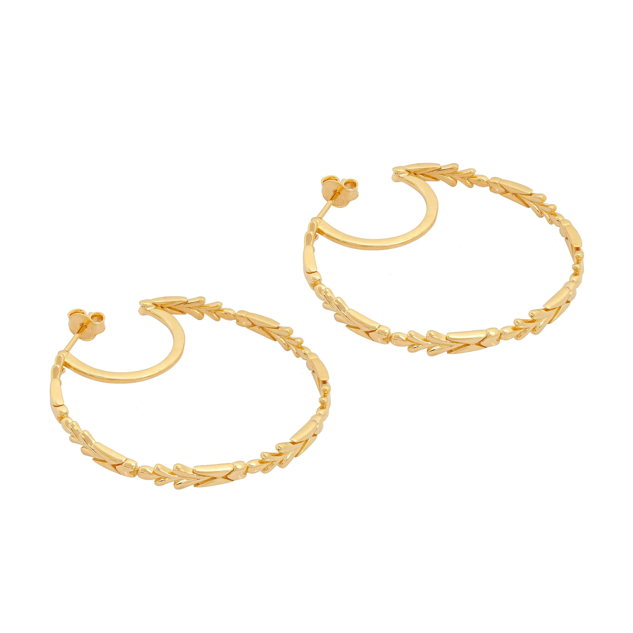 Firework Large Gold Hoops2.jpeg
