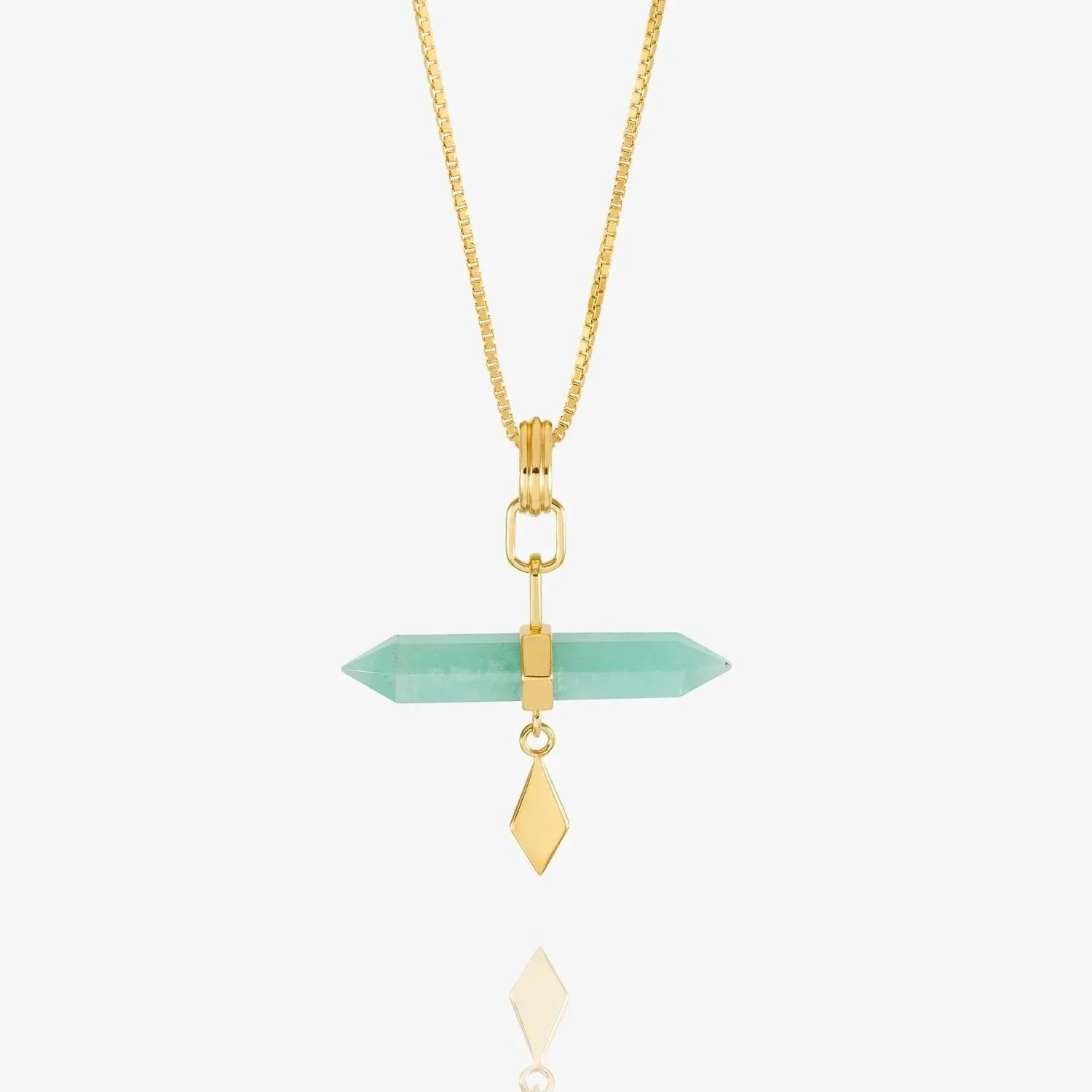 Amazonite Elegance T-Bar Pendant
