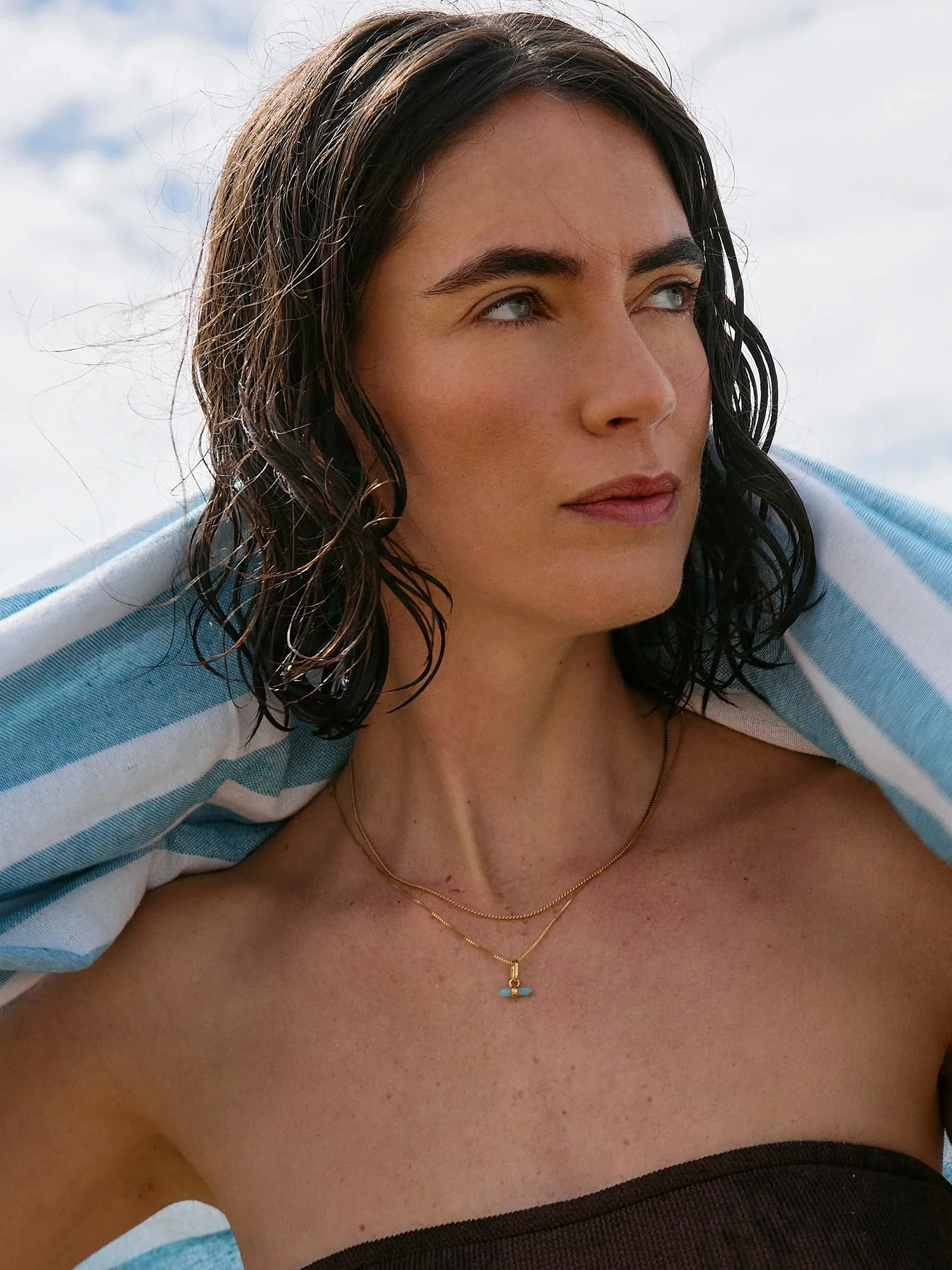 Mini Tranquility Amazonite T-bar Necklace.jpeg