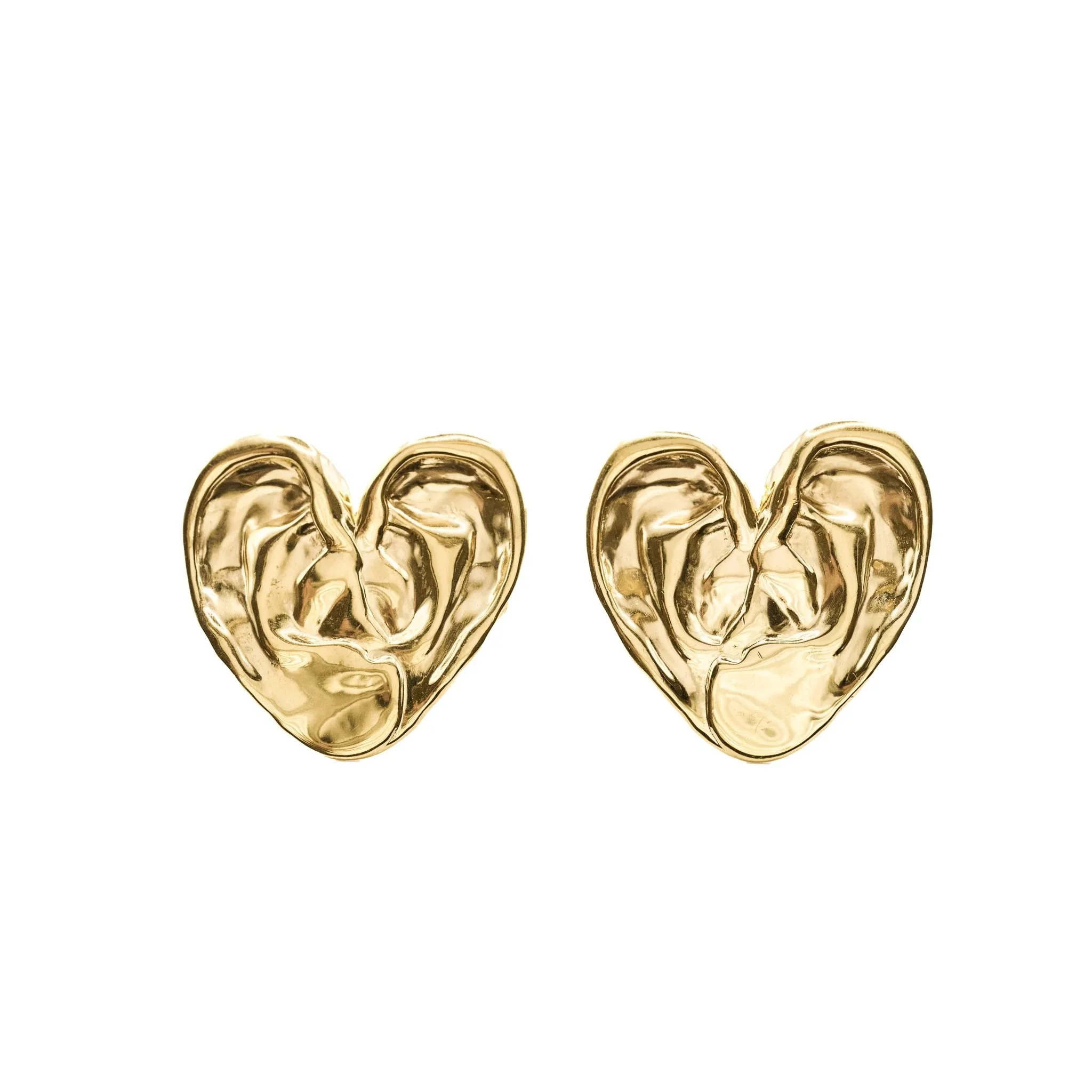 The Good Listener Earrings in gold