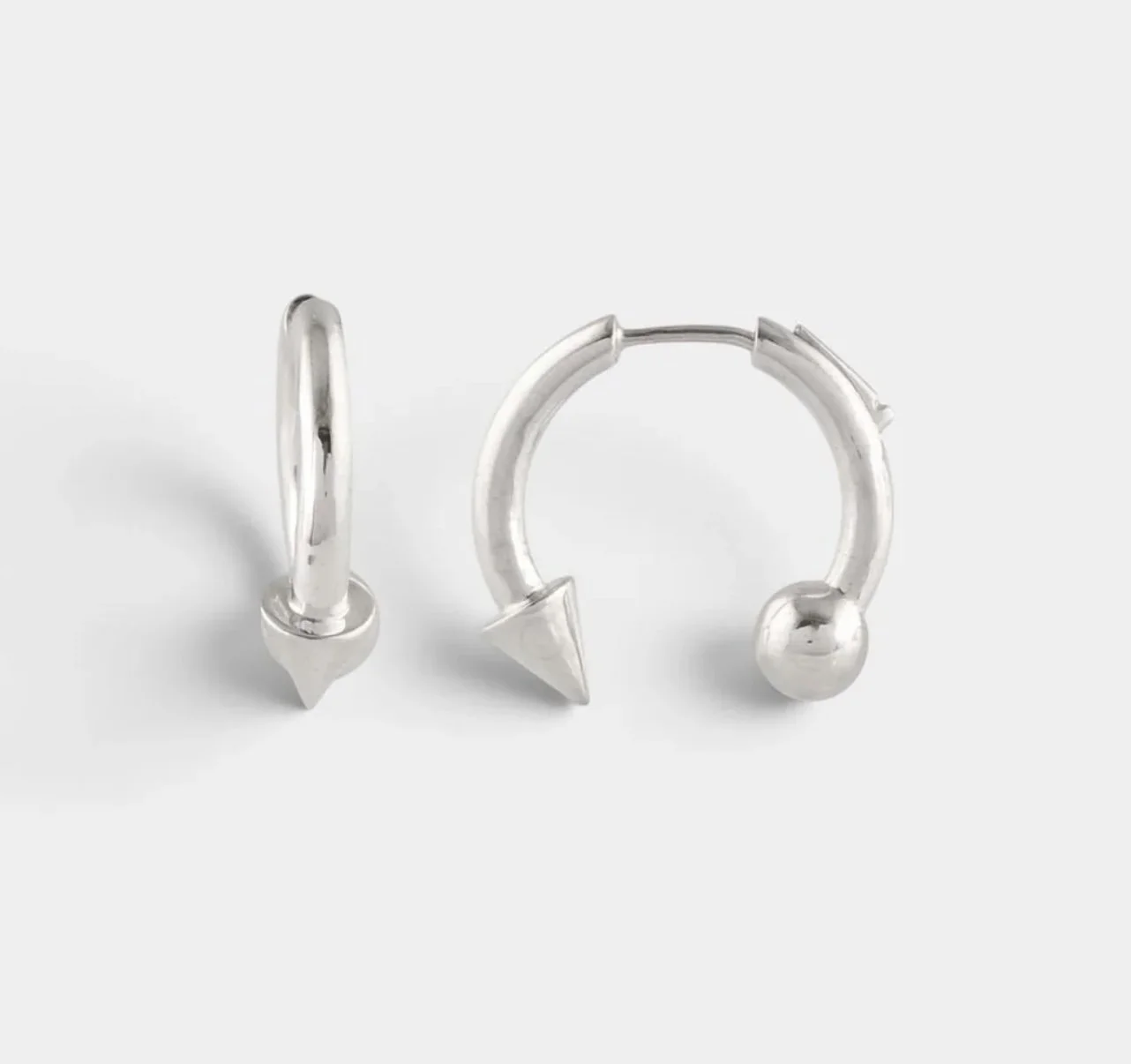 Pierced Earrings Pt. 2 in Sterling Silver