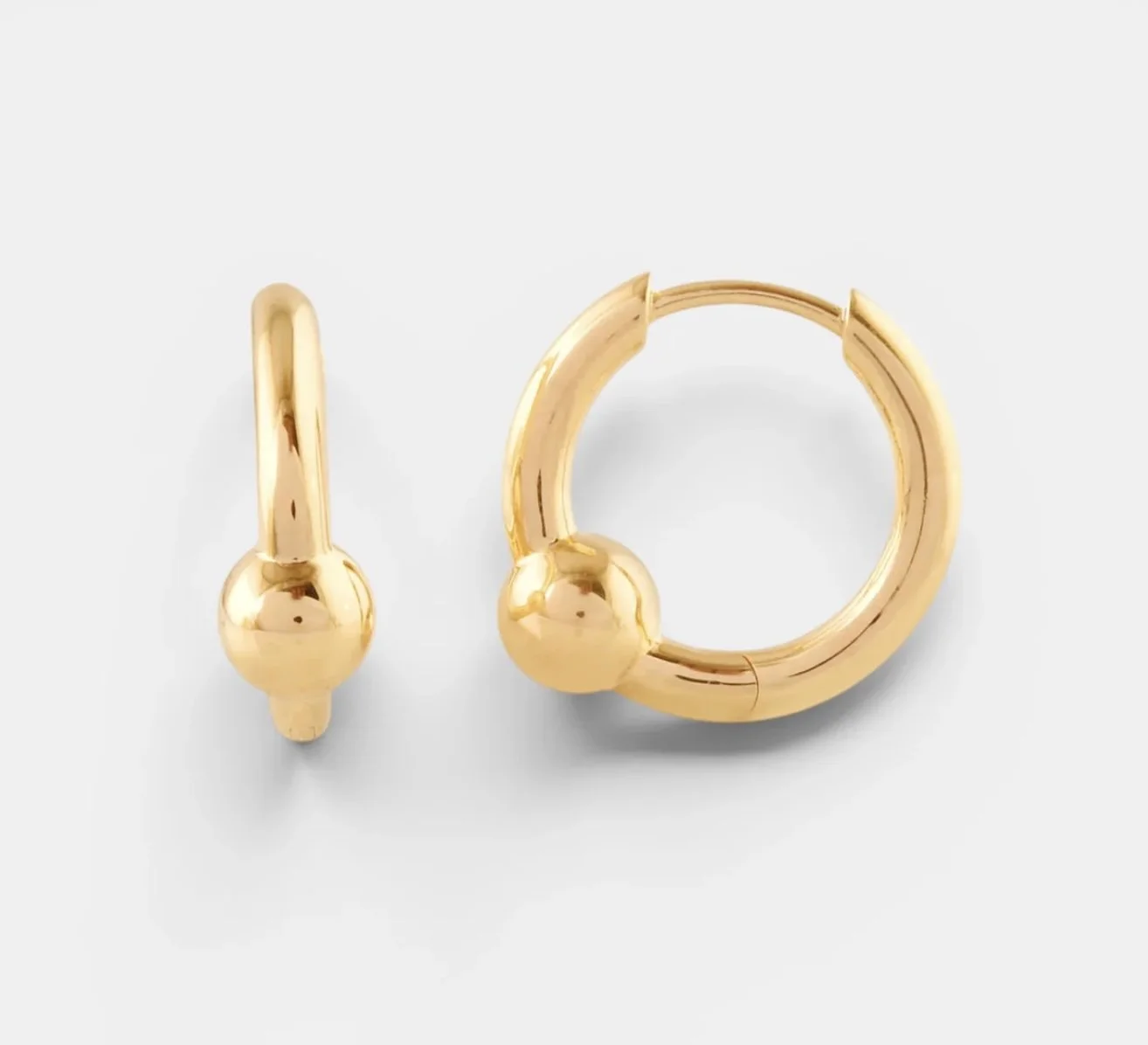 Sphere Hoop Earring gold 10mm.jpg