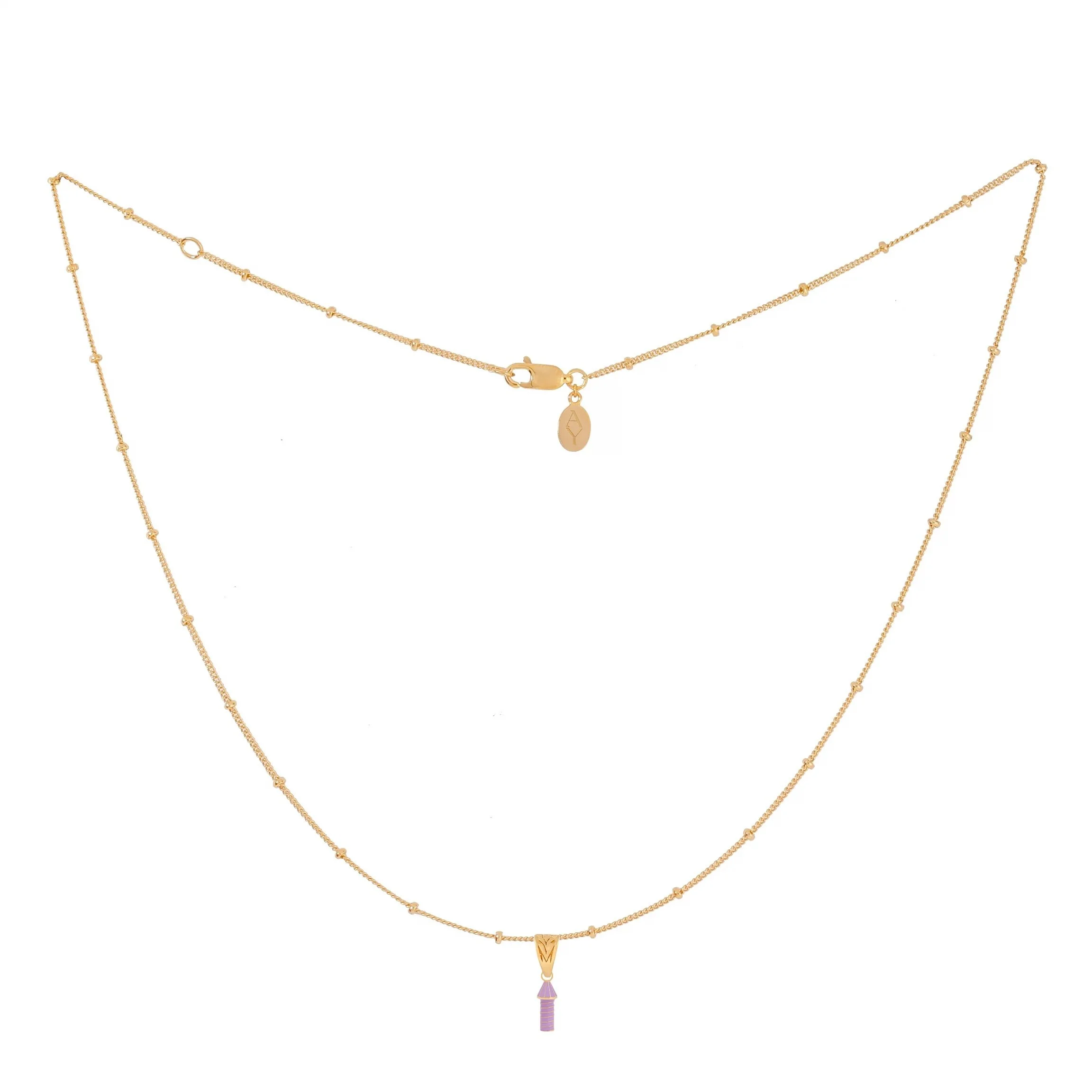 Rocket Enamel Necklace purple.jpeg