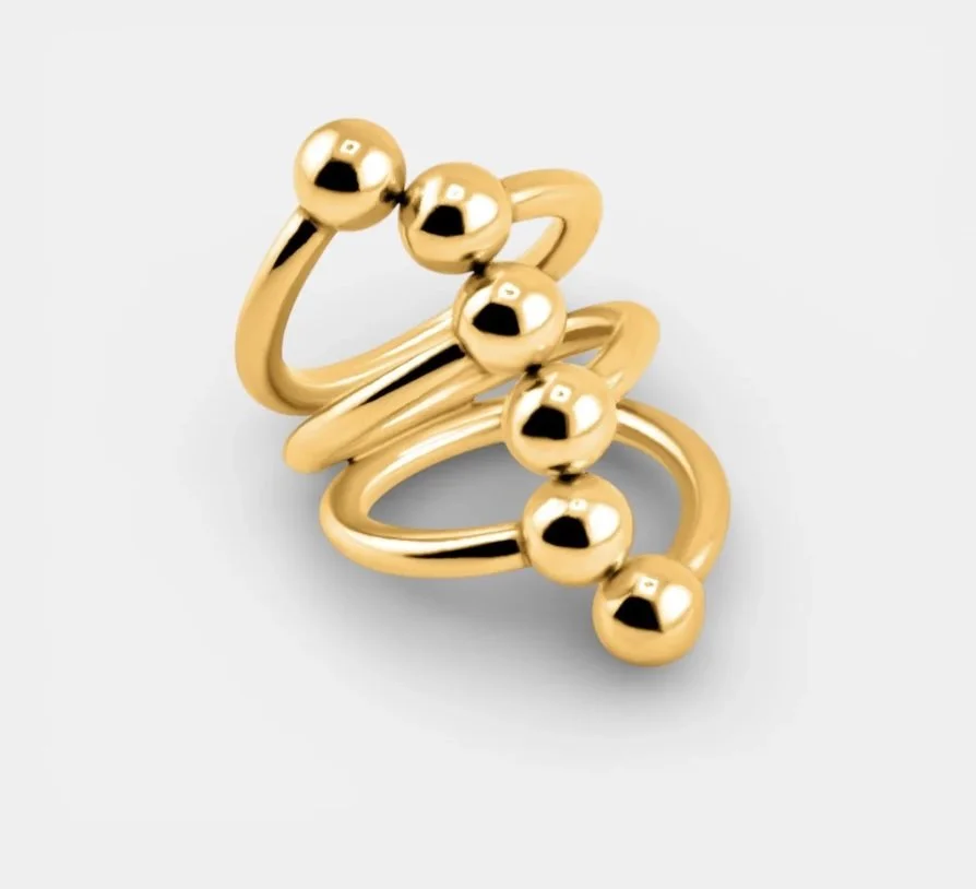 6Lines Ring in gold