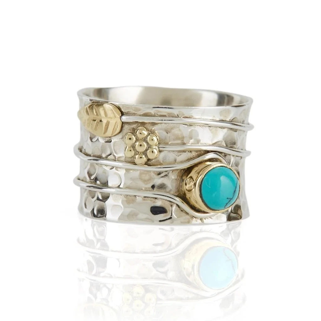 Secret Garden Ring in Turquoise