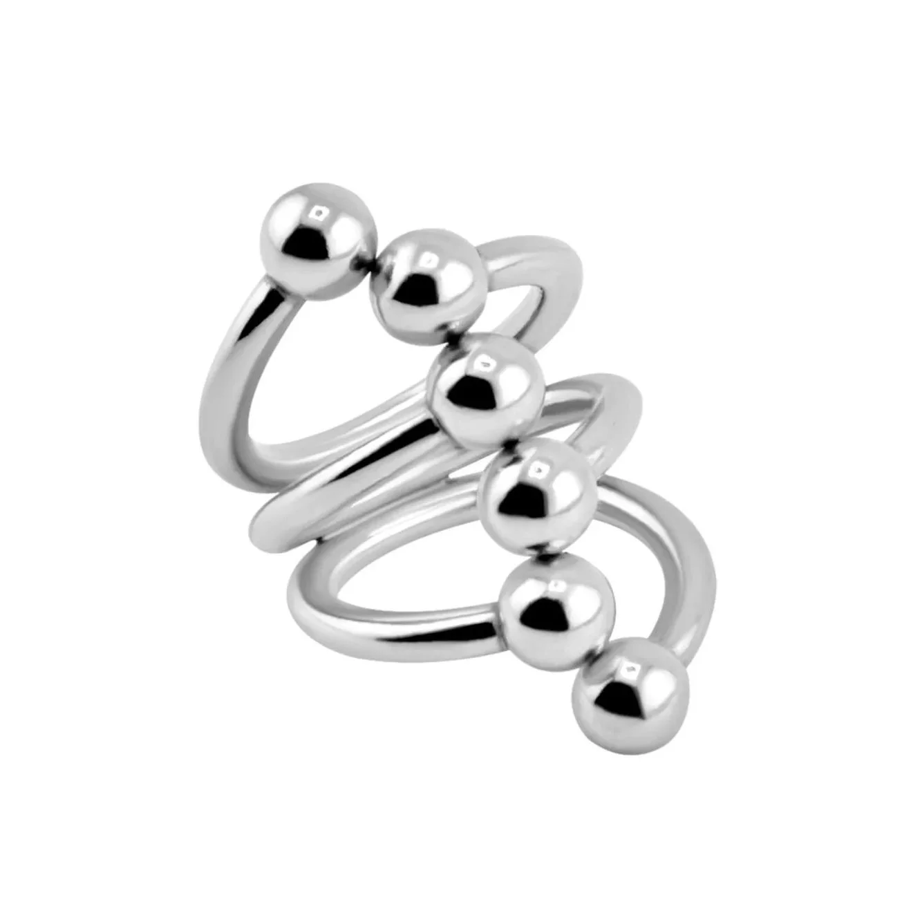 6Lines Ring in silver